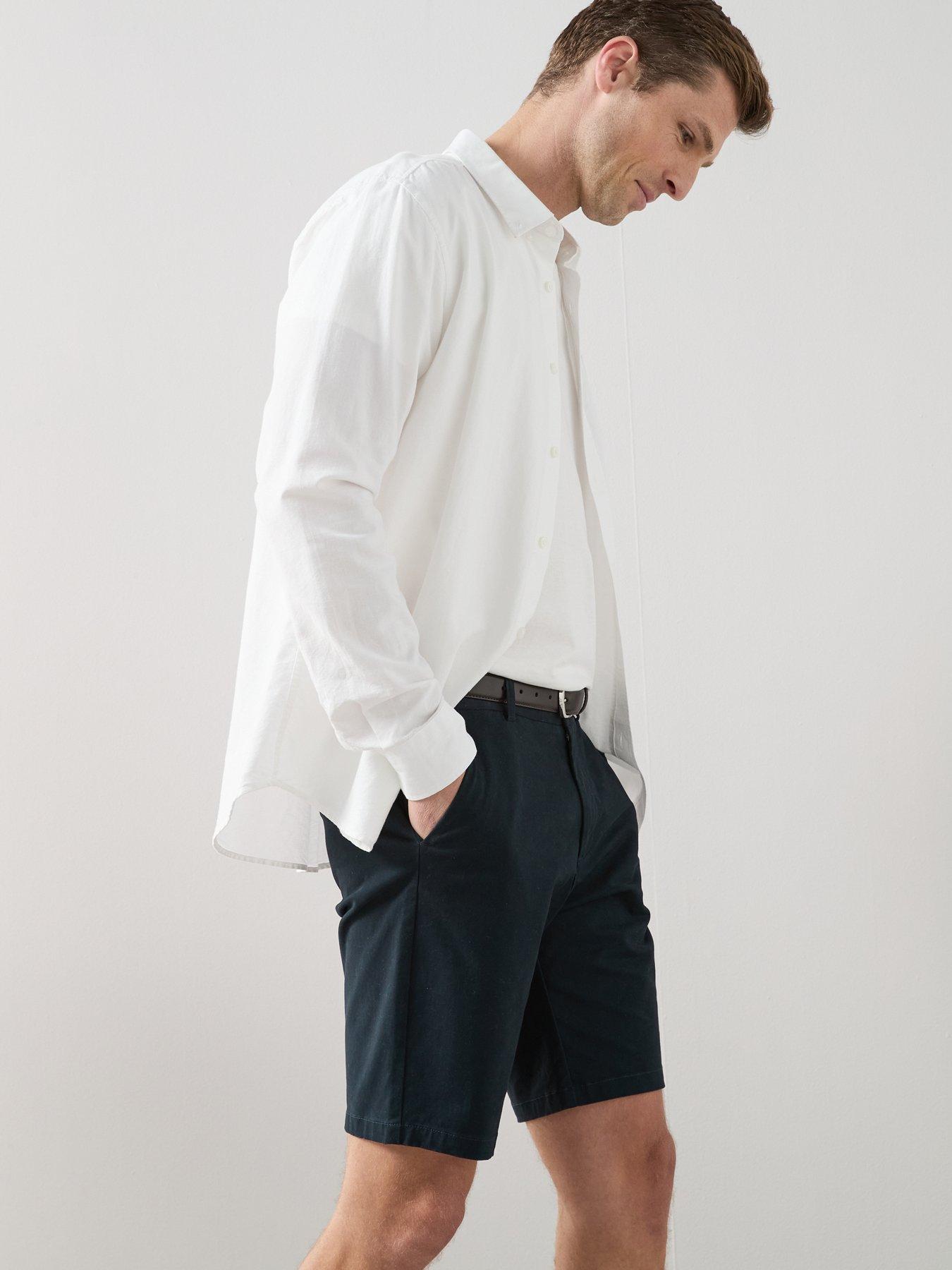 Image 5 of 6 of The Very Collection Slim Fit Chino Short With Stretch - Navy