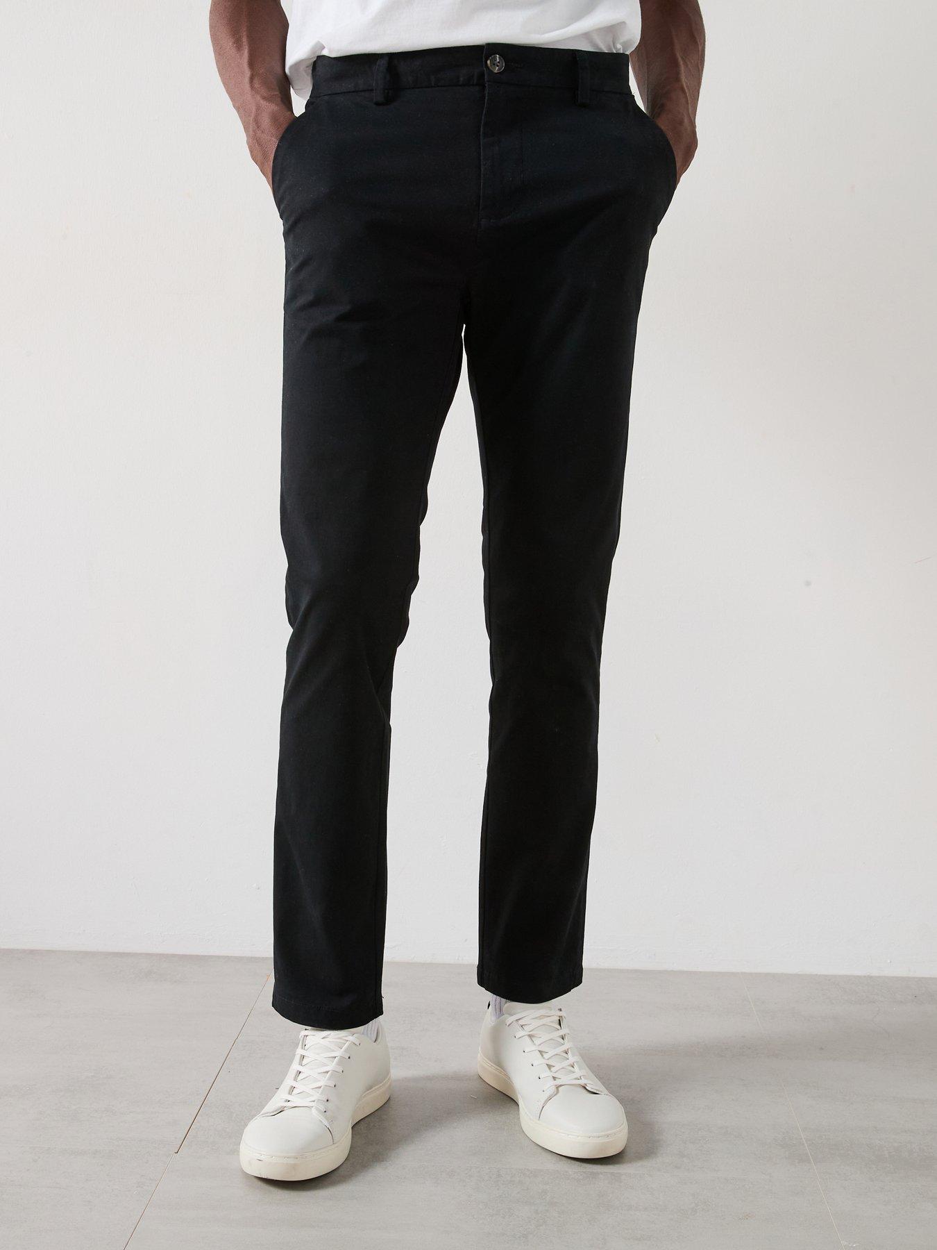 very-man-slim-stretch-chino-trousers-black