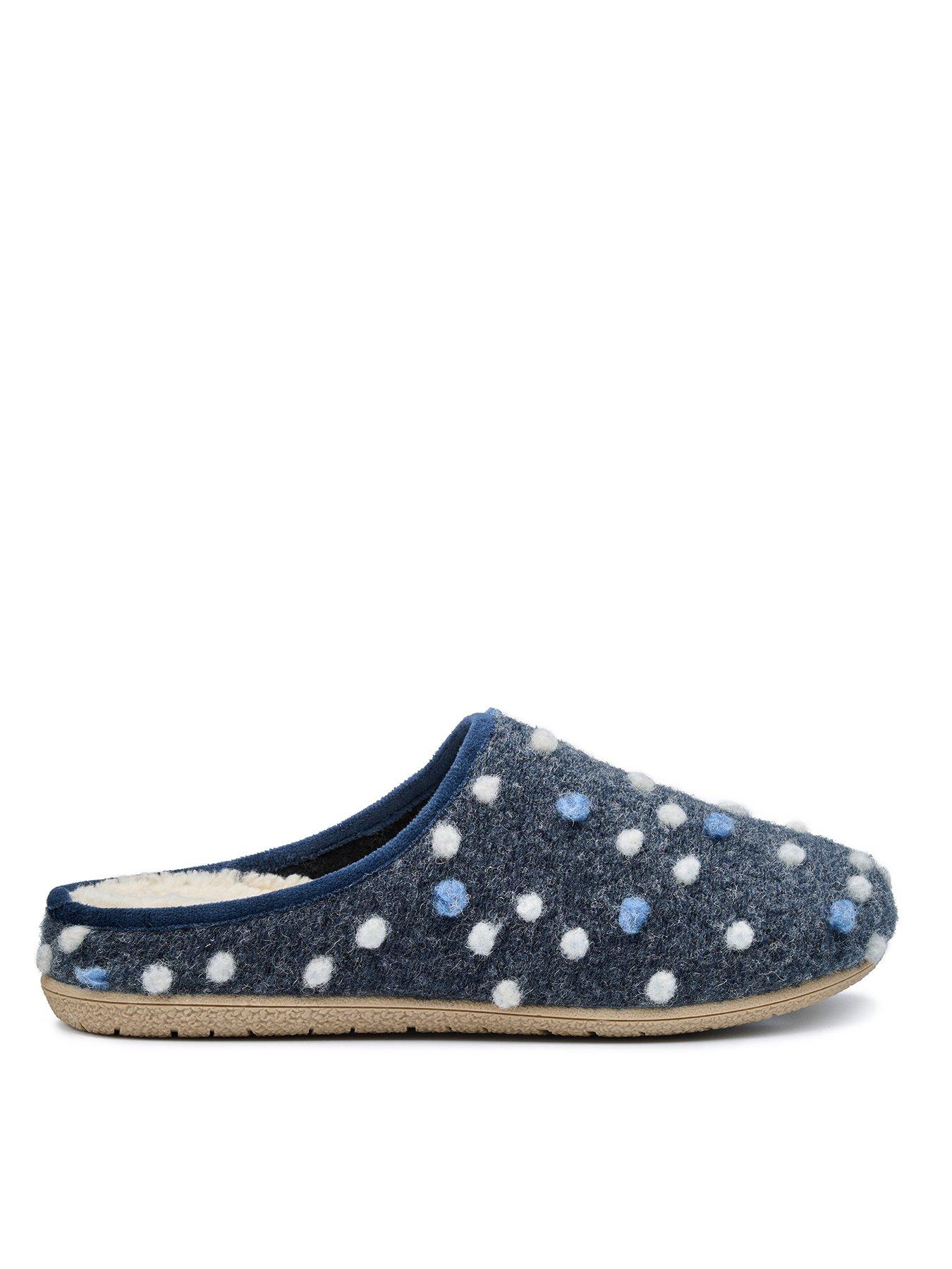 hotter-dotty-slipper-blue