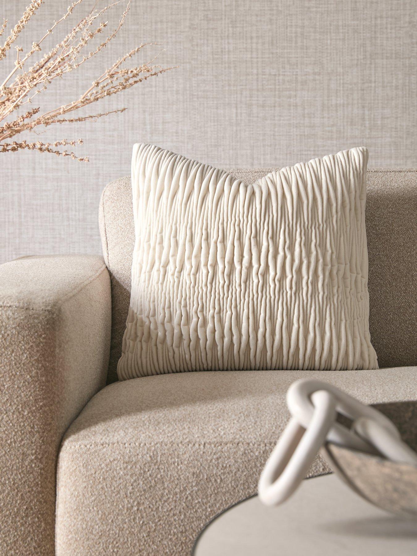 Image 1 of 4 of Michelle Keegan Home Quilted Crinkle Cushion 45 X 45cm