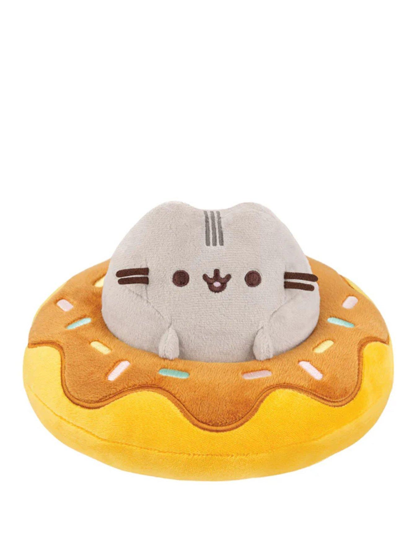 Image of AURORA Pusheen in a Chocolate Donut Plush Toy