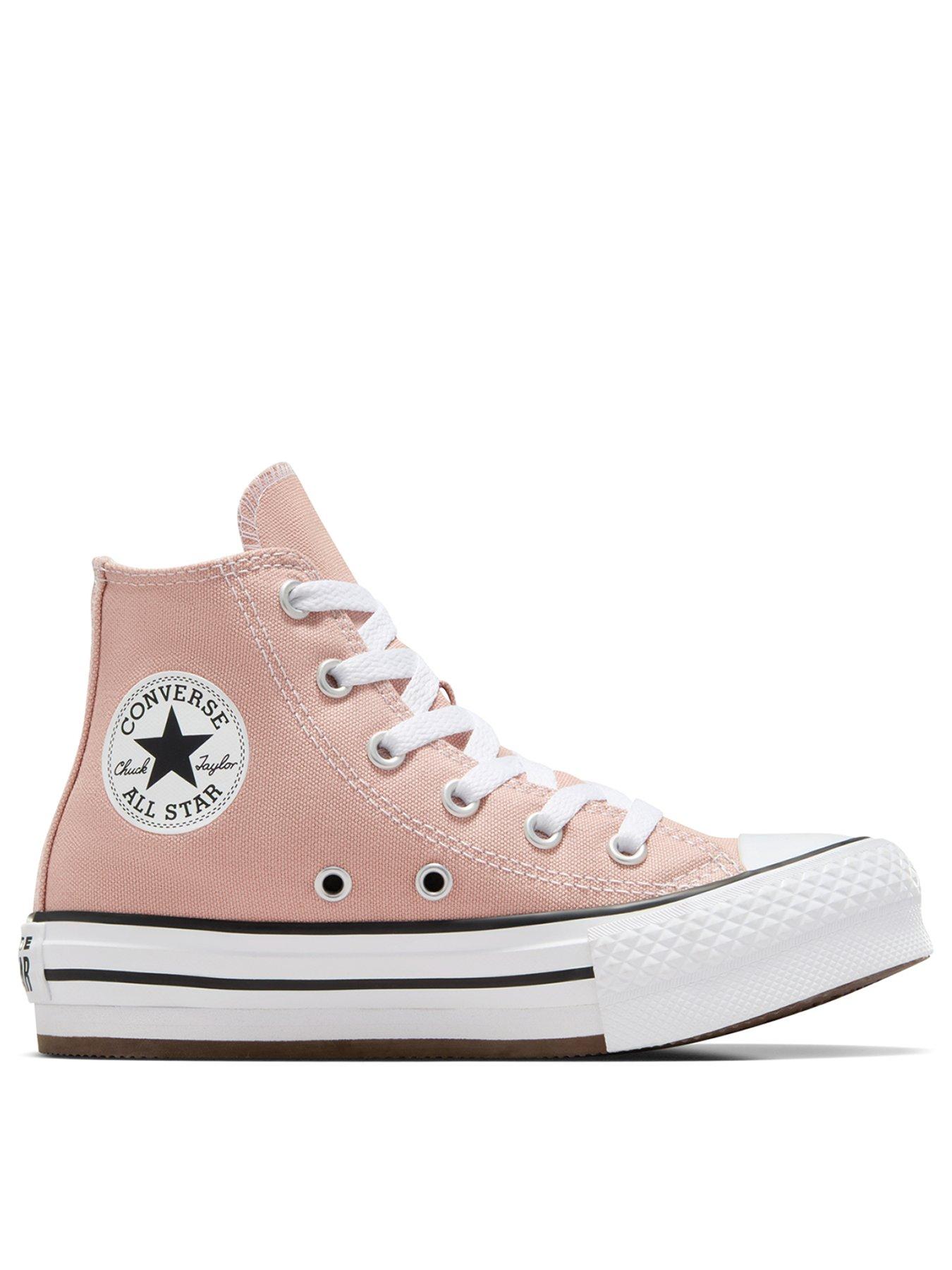 undefined Kids Seasonal Colour Chuck Taylor All Star Eva Lift Trainers - Purple