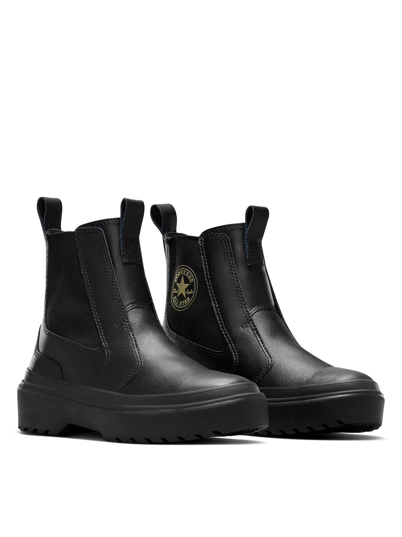 converse-junior-girls-chelsea-boot-blackstillFront