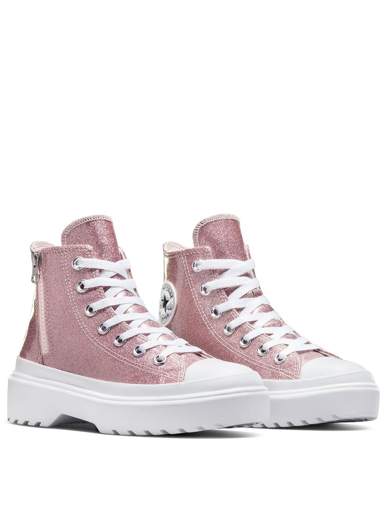 converse-junior-girls-glitz-and-gleam-lugged-lift-trainers-blushstillFront