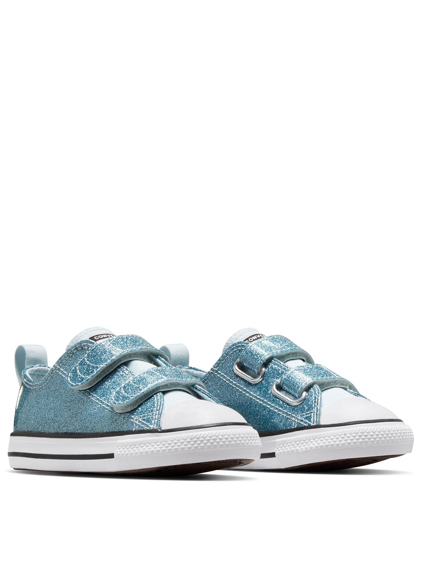 converse-infants-glitz-and-gleam-synthetic-ox-trainers-whiteblackstillFront