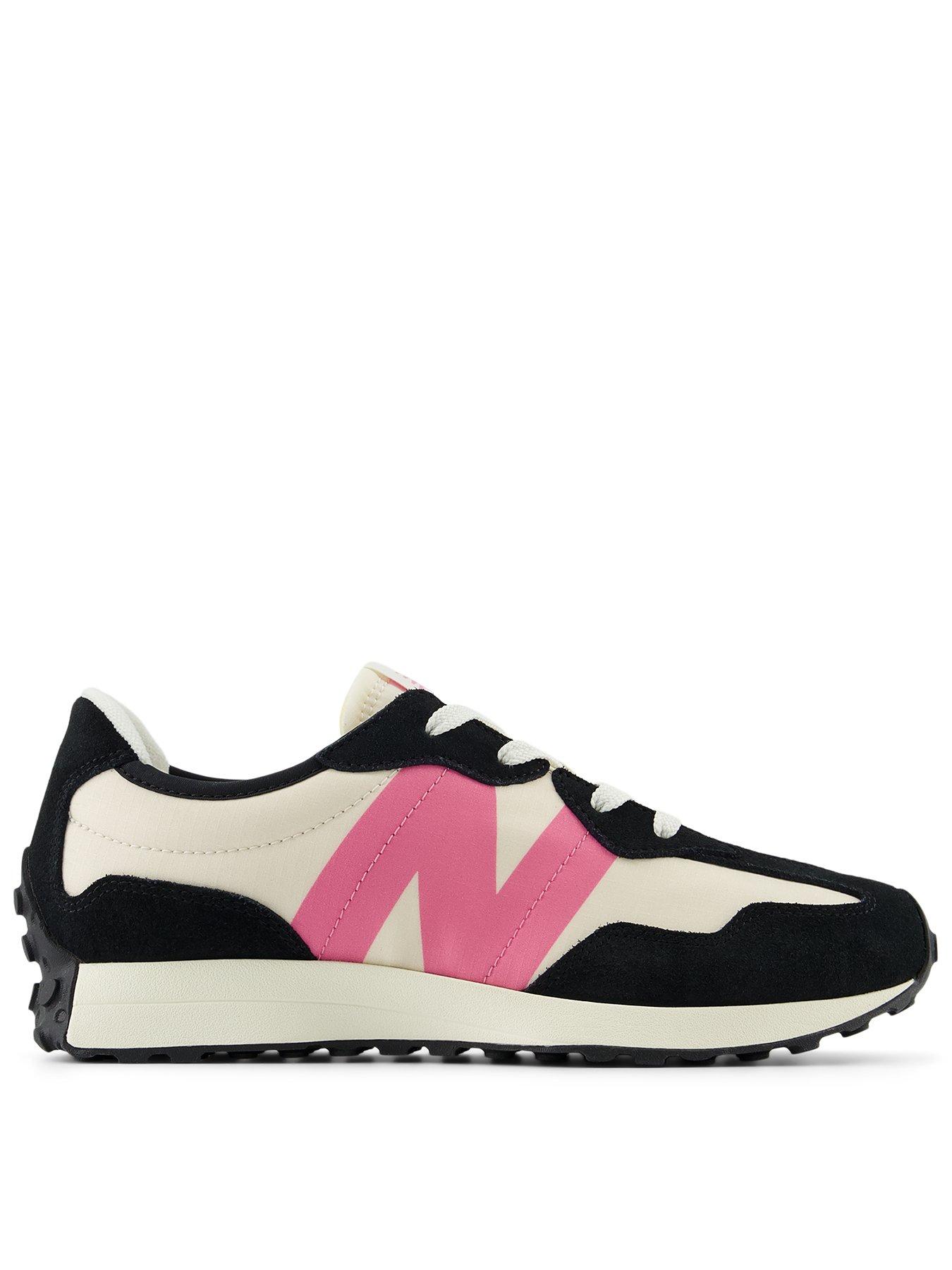 Girls black new balance deals