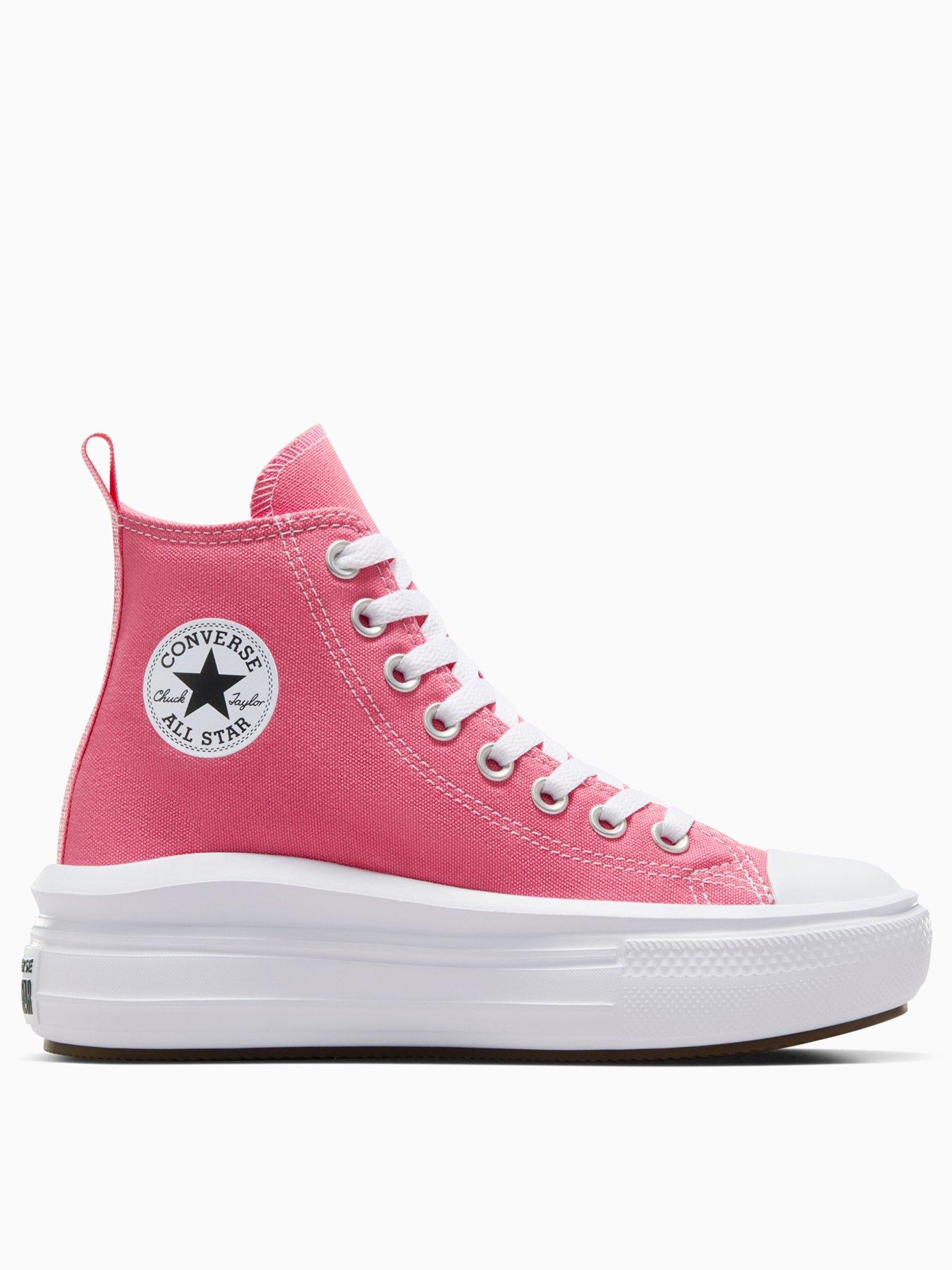 converse-junior-seasonal-colour-chuck-taylor-all-star-move-trainers-pink