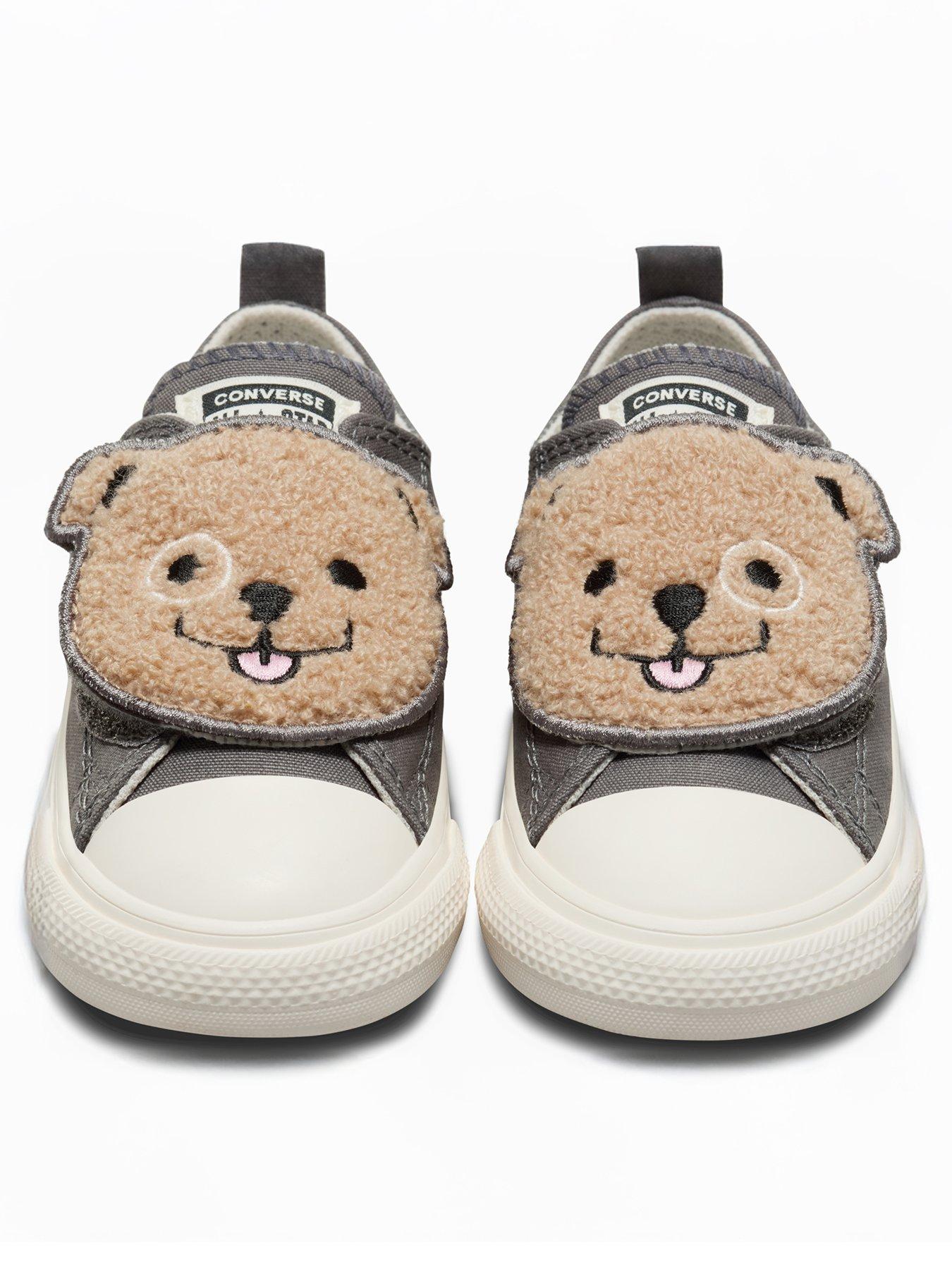undefined Infant Cozy Essentials Chuck Taylor All Star One Strap Trainers - Grey