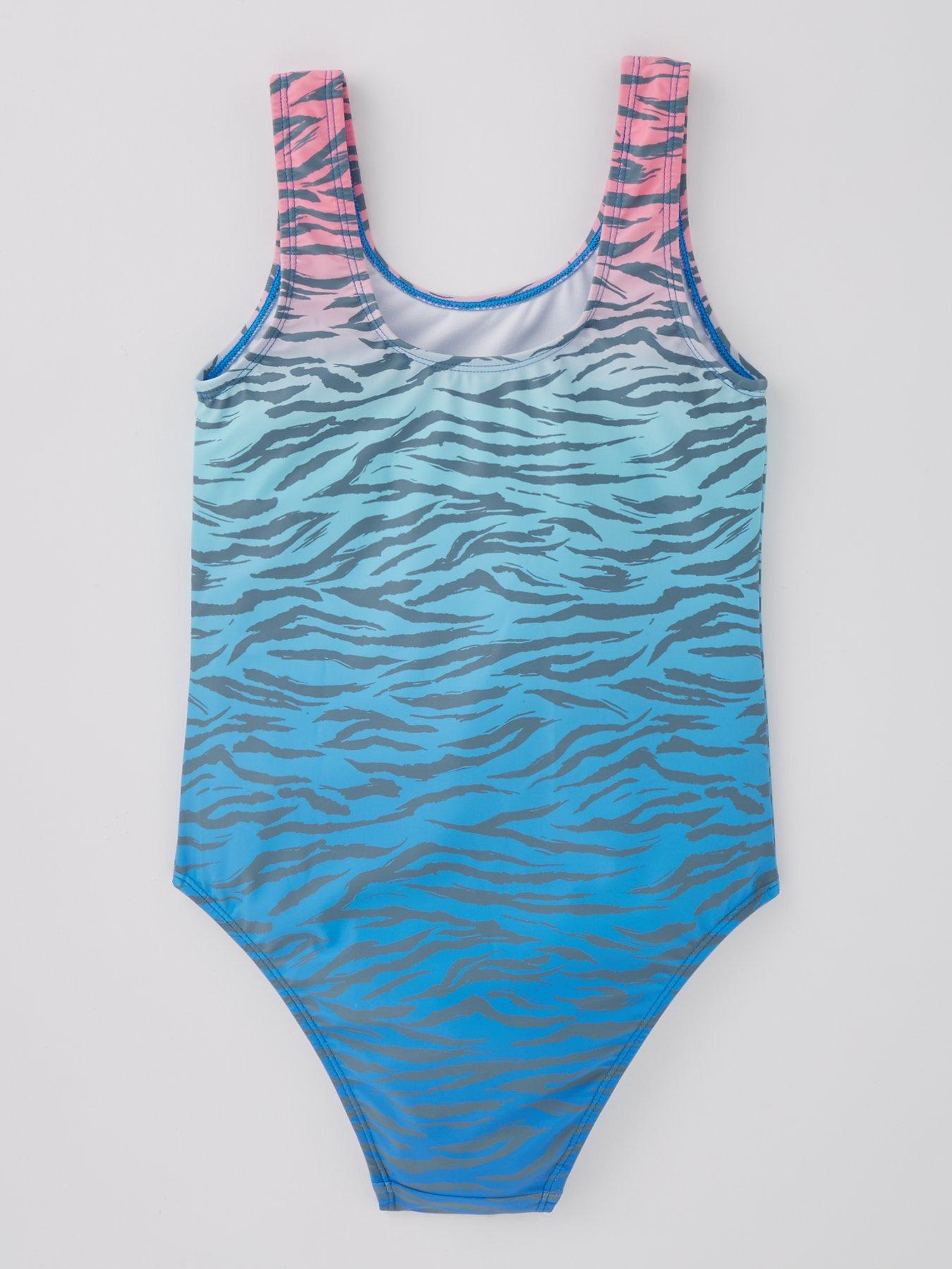Image 2 of 4 of Everyday Girls Ombre Swimsuit - Blue