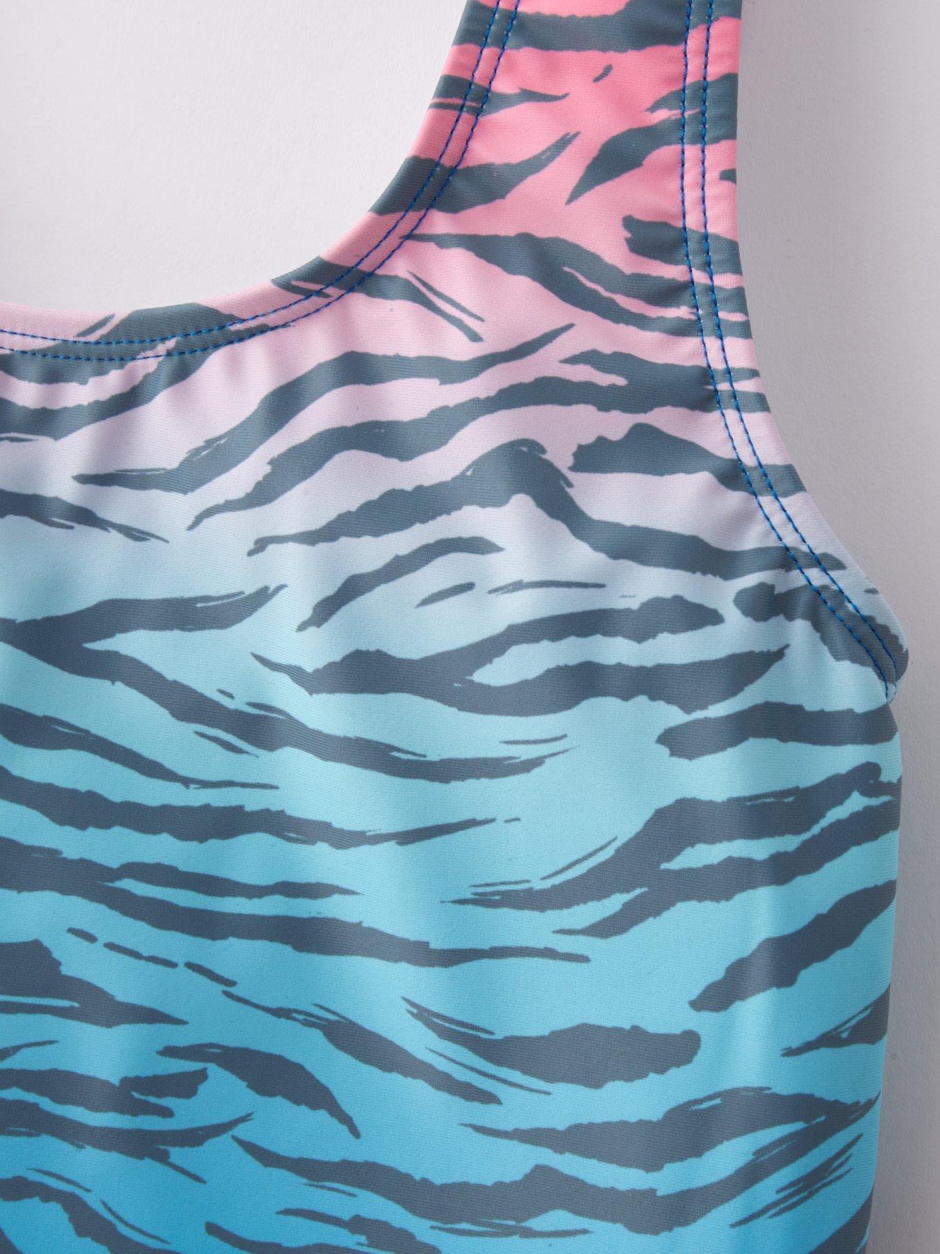 Image 3 of 4 of Everyday Girls Ombre Swimsuit - Blue