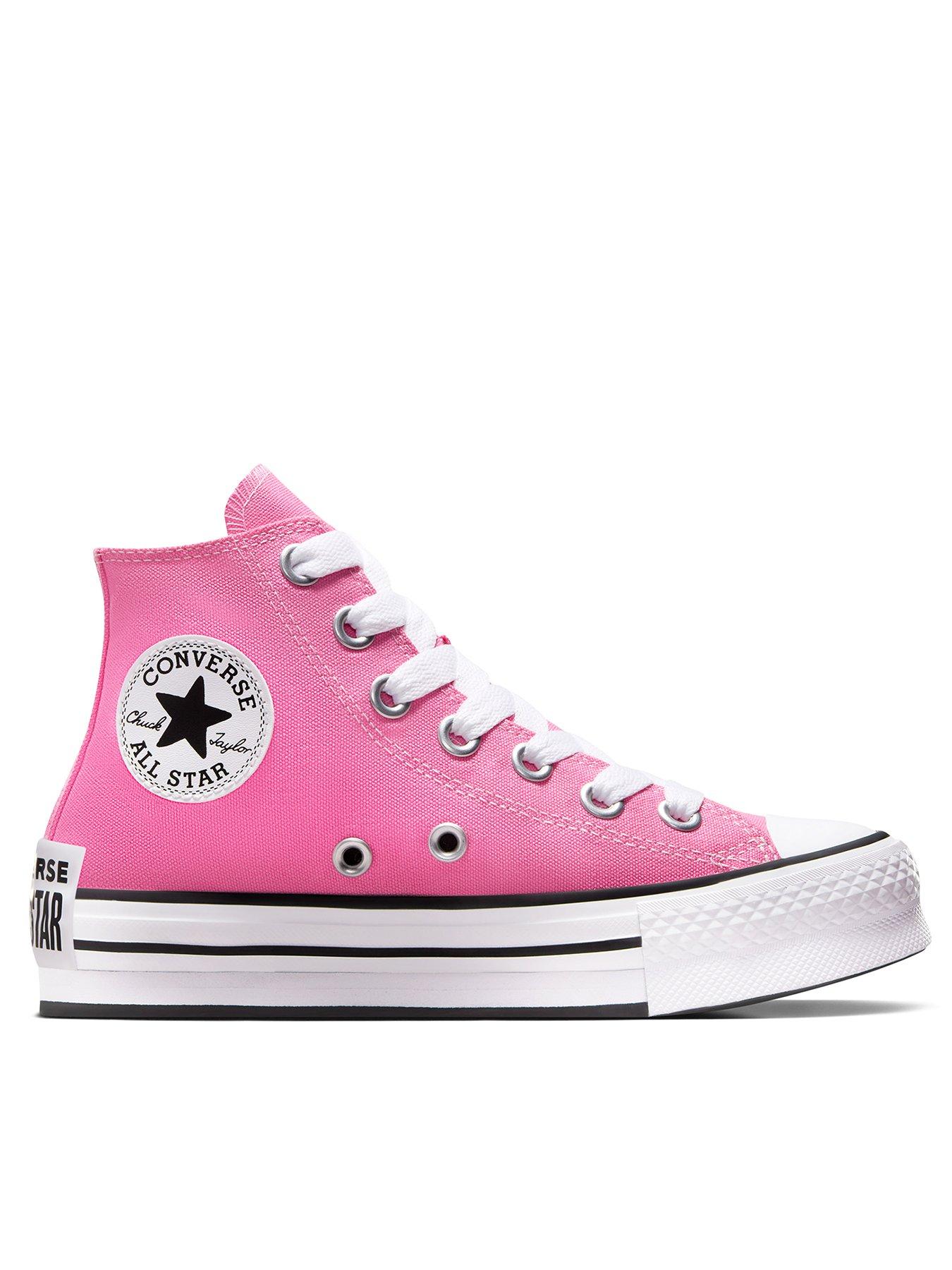 converse-junior-girls-sketch-canvas-hi-trainers-pinkfront