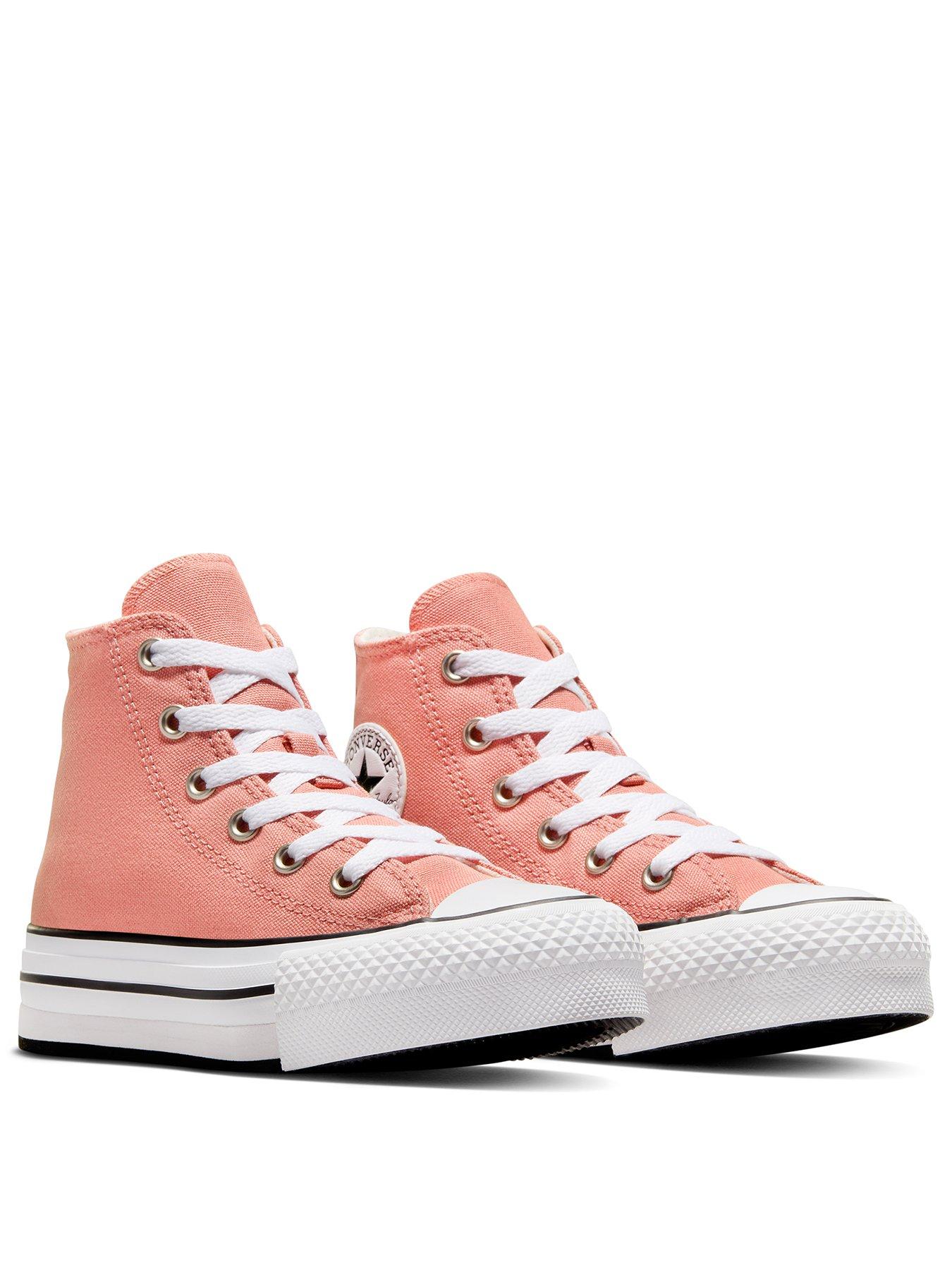 converse-kids-girls-seasonal-color-canvas-hi-trainers-light-orangestillFront