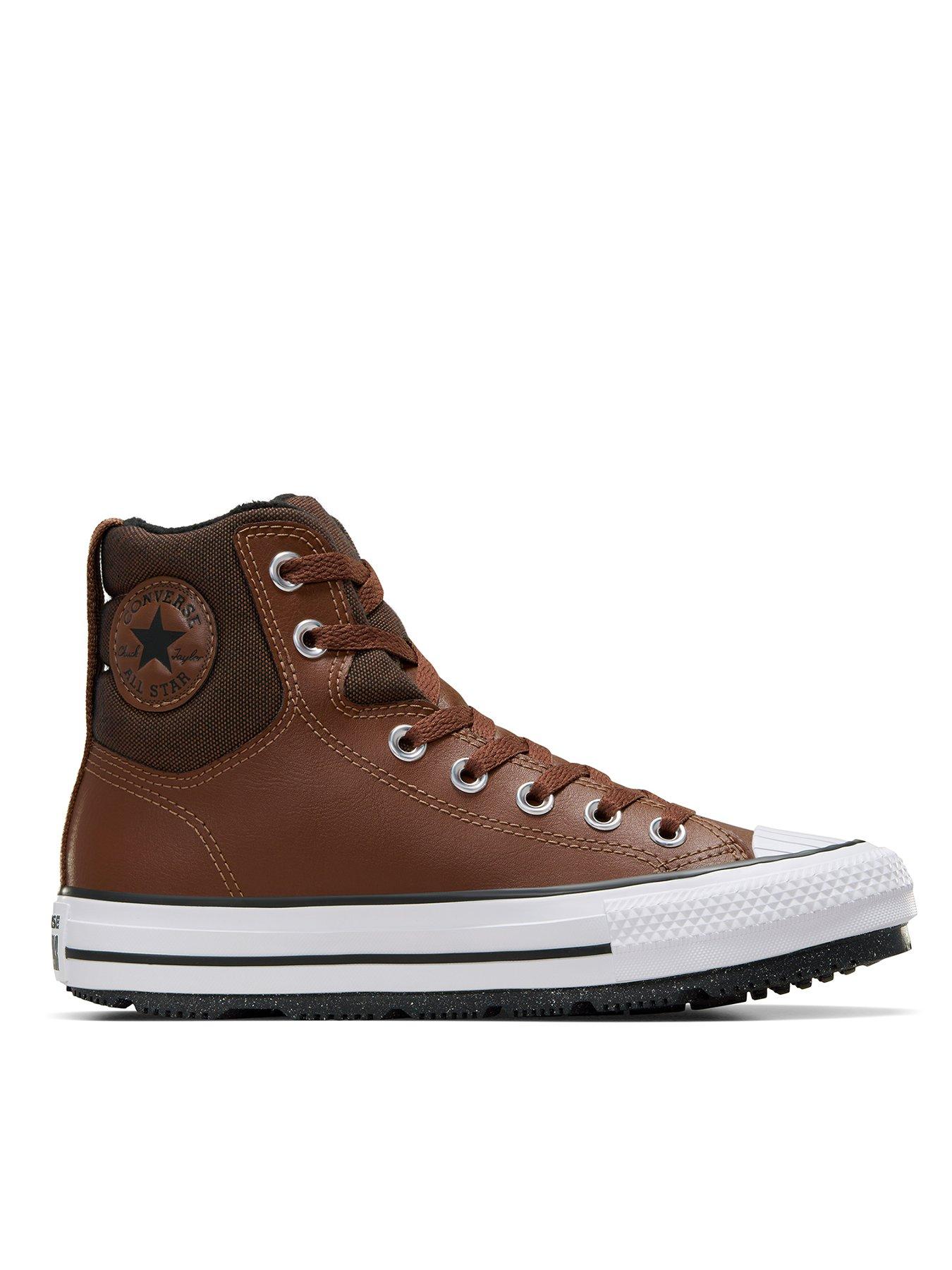 converse-junior-boys-counter-climate-leather-hi-trainers-brown