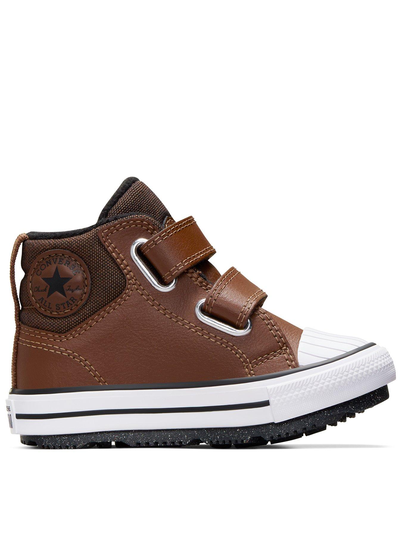 converse-infants-counter-climate-leather-hi-trainers-brown