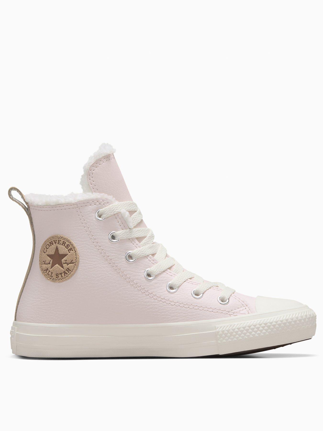 converse-junior-cozy-essentials-chuck-taylor-all-star-trainers-pink