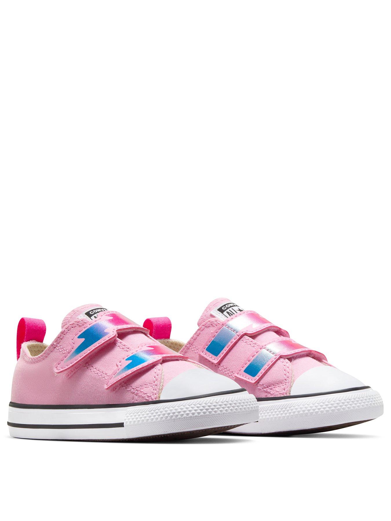 converse-infants-bolts-canvas-ox-trainers-pinkstillFront