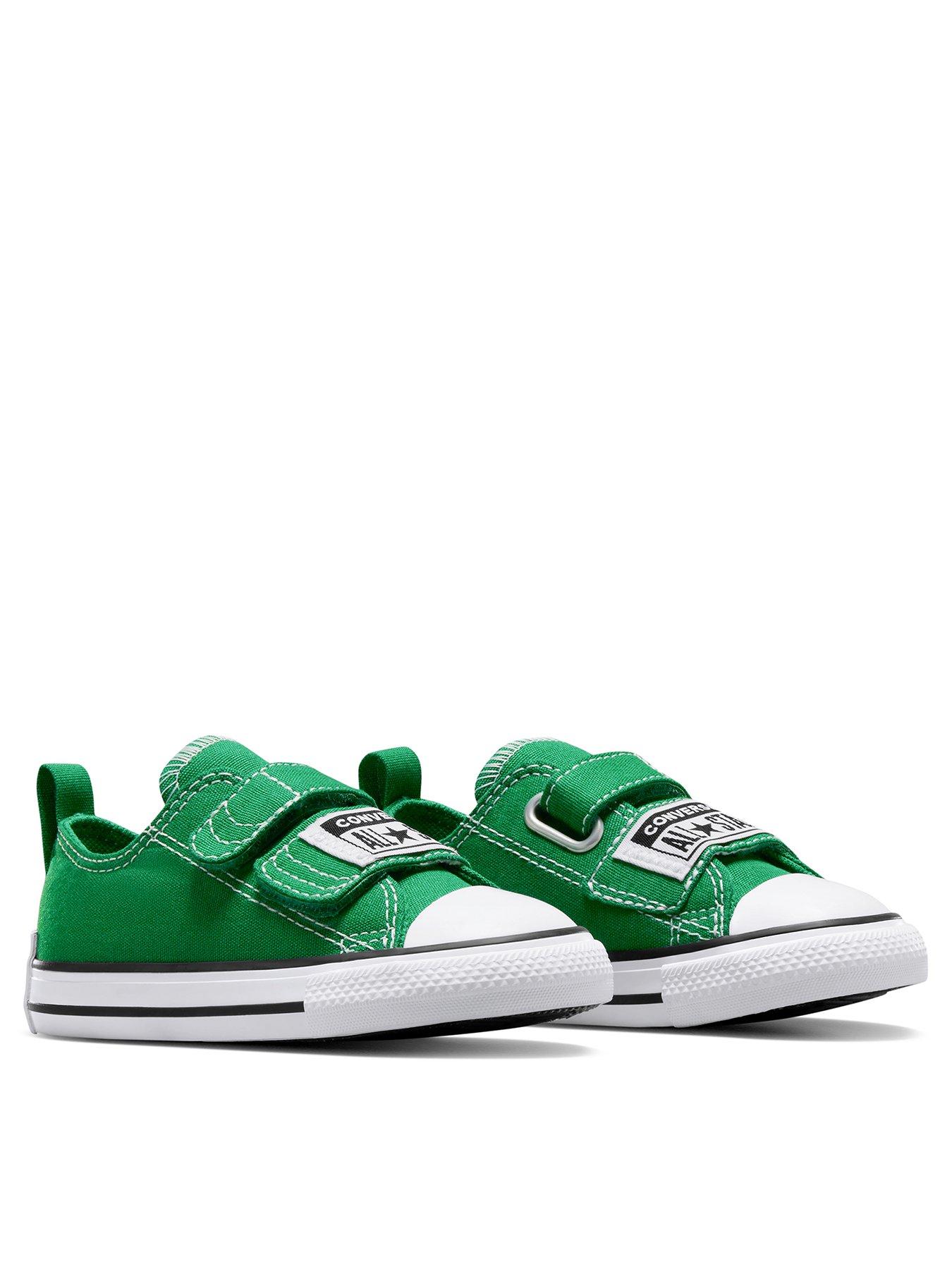 converse-infants-sketch-canvas-ox-trainers-greenstillFront