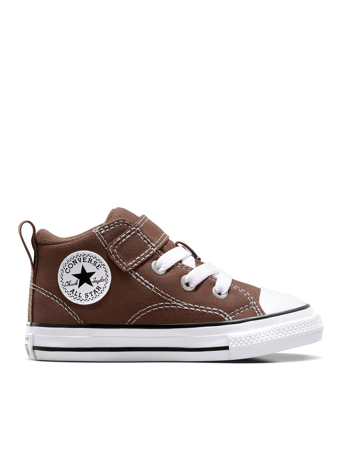 converse-infants-seasonal-color-canvas-mid-trainers-brownfront