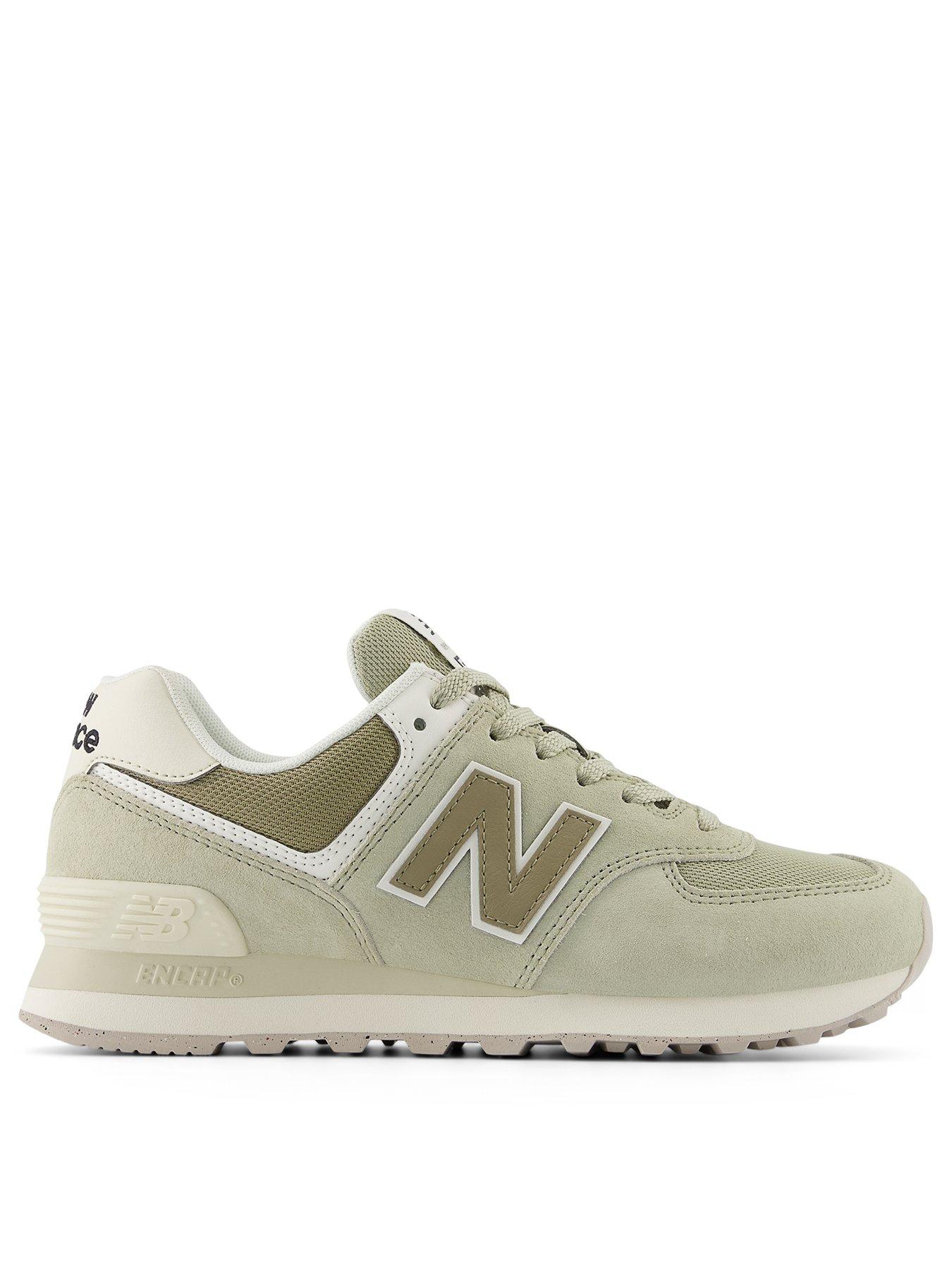 Image 1 of 5 of New Balance Womens 574 Trainers - Light Green