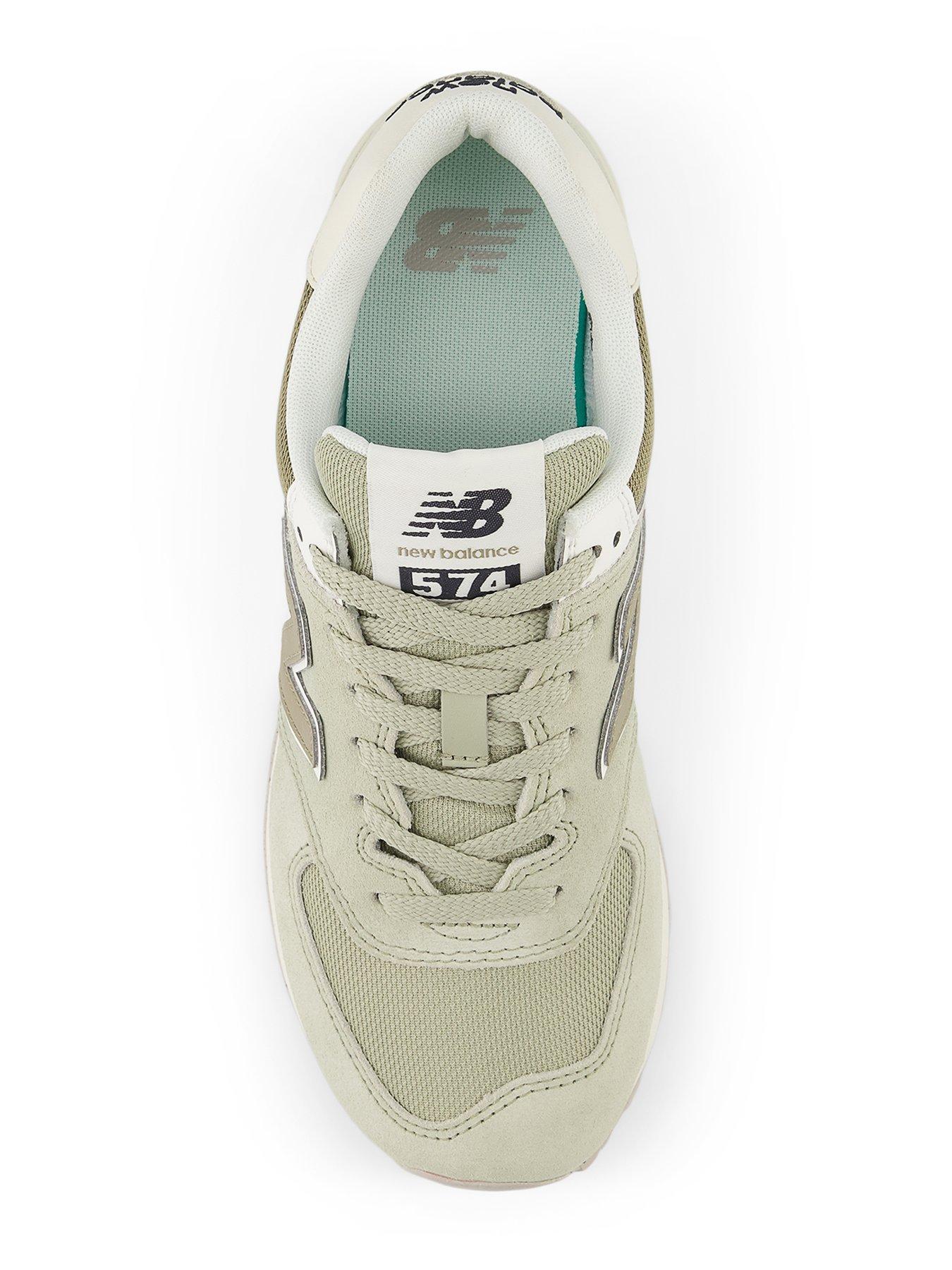 Image 3 of 5 of New Balance Womens 574 Trainers - Light Green