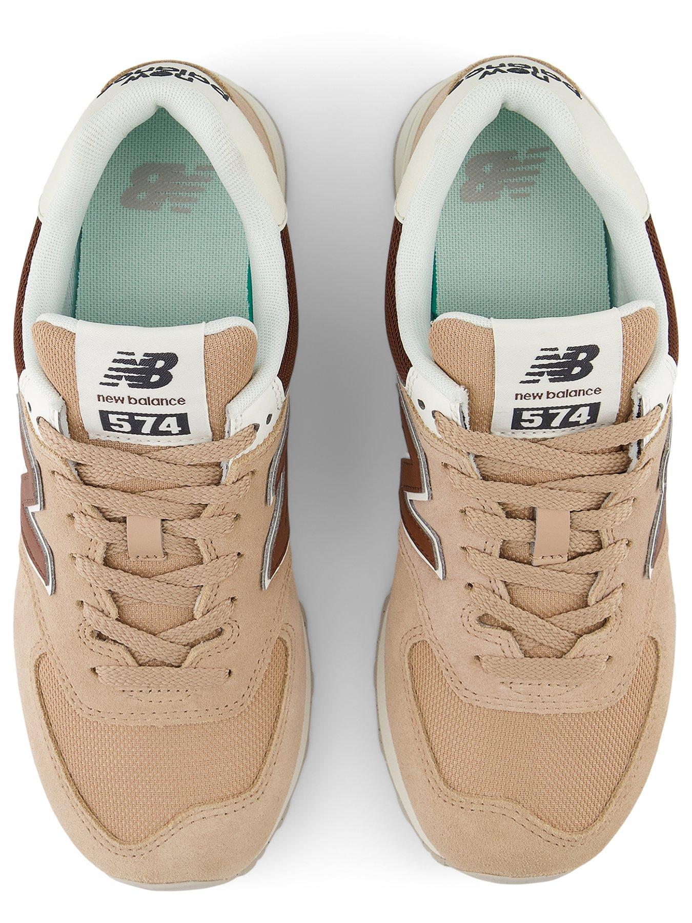 New Balance Womens 574 Trainers Light Brown Very Ireland