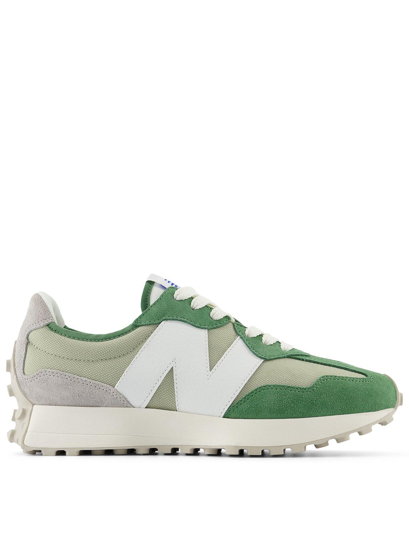 Mens 327 Trainers Light Green