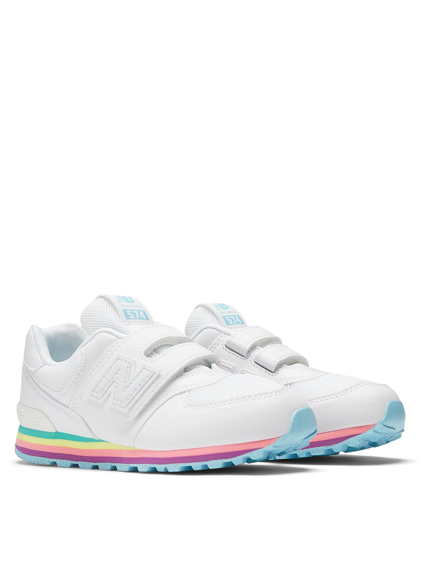 new-balance-younger-girls-574-trainers-whitestillFront