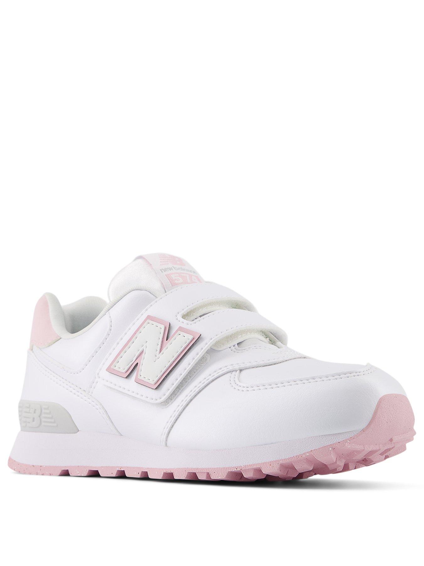 new-balance-younger-girls-574-trainers-whitestillFront