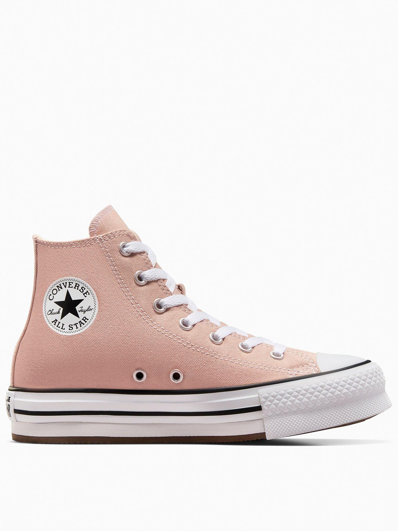 Converse Junior Seasonal Color Chuck Taylor All Star Eva Lift Trainers - Purple