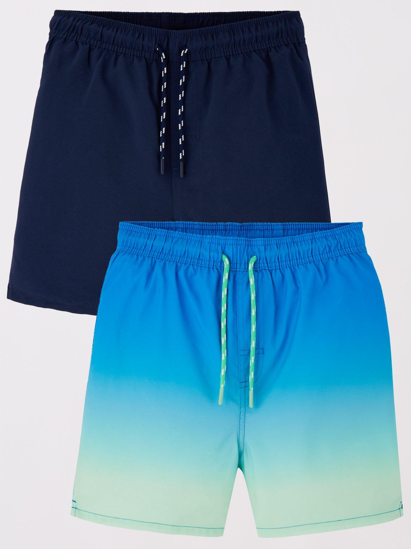 Image 1 of 5 of V by Very Boys 2 Pack Ombre And Navy Swimshort - Multi