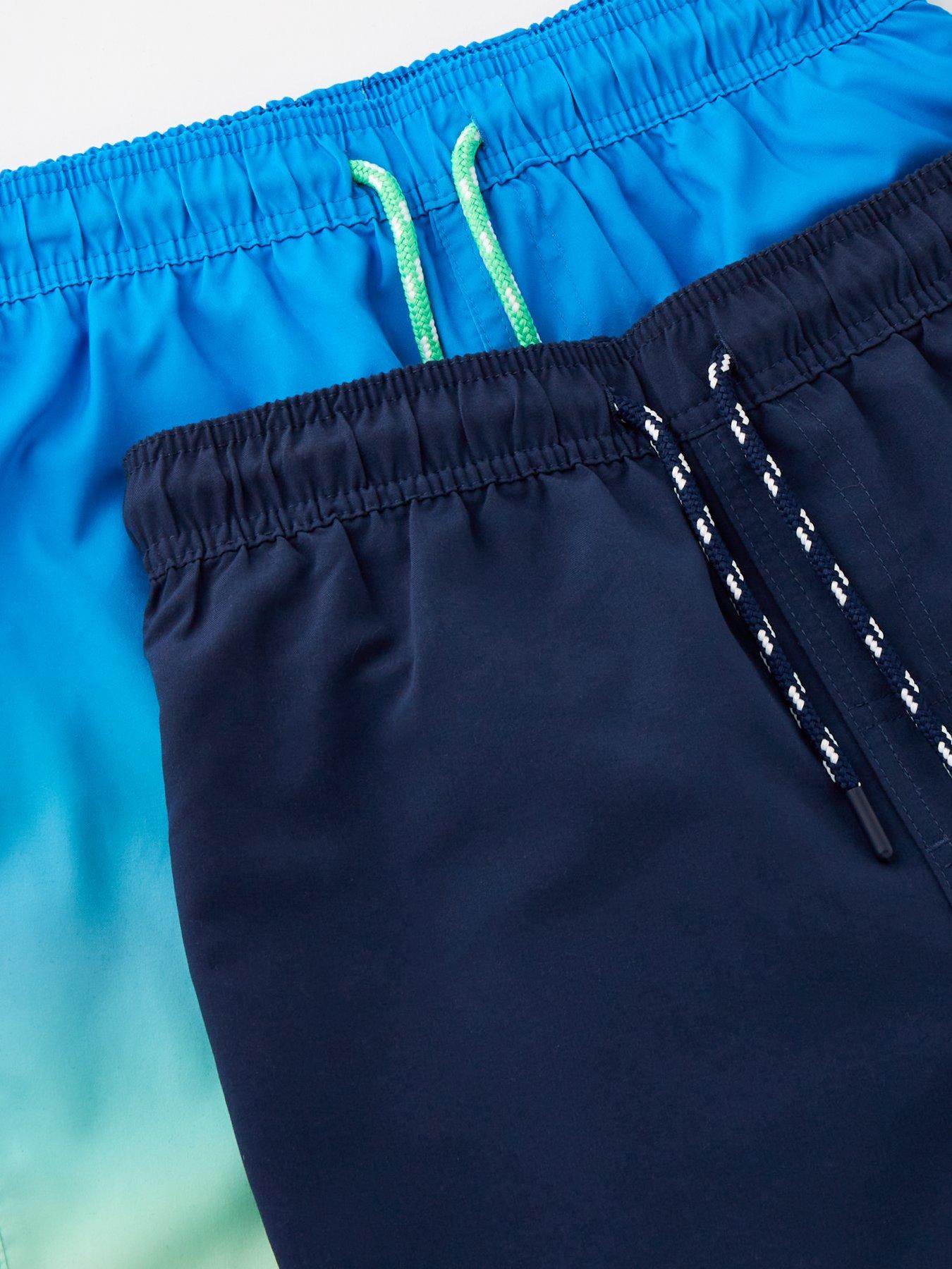 Image 4 of 5 of V by Very Boys 2 Pack Ombre And Navy Swimshort - Multi