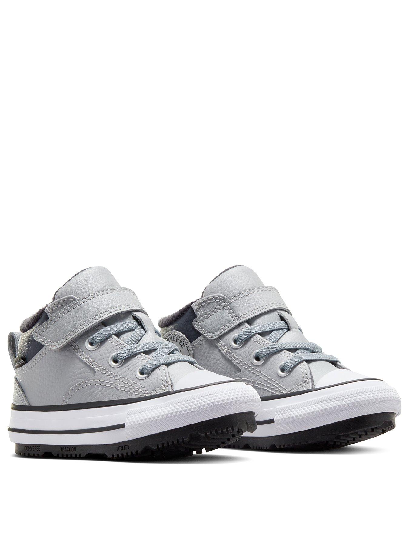 converse-infants-counter-climate-leather-mid-trainers-greystillFront