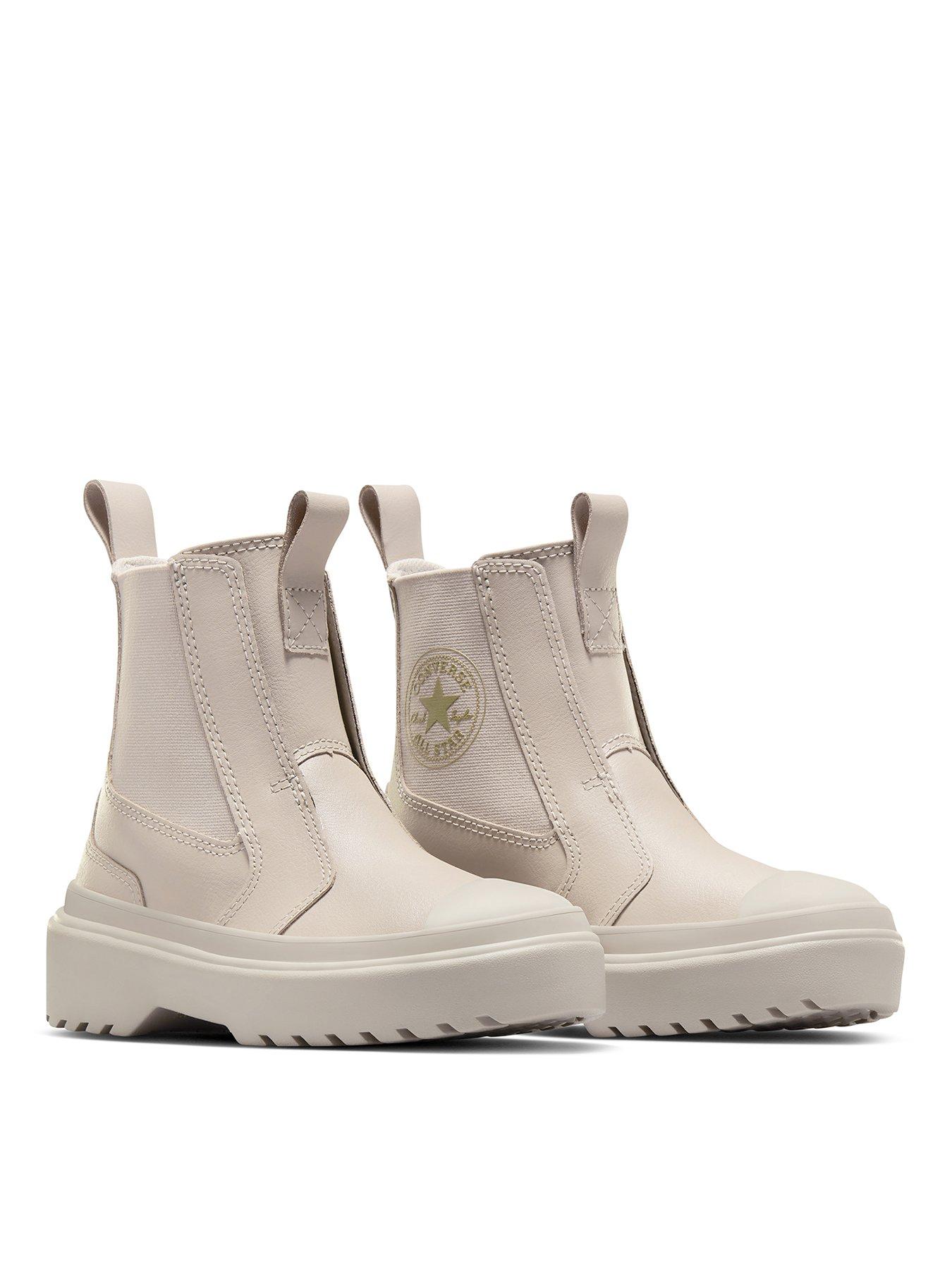Image 2 of 7 of Converse Kids Girls Chelsea Boot - Beige
