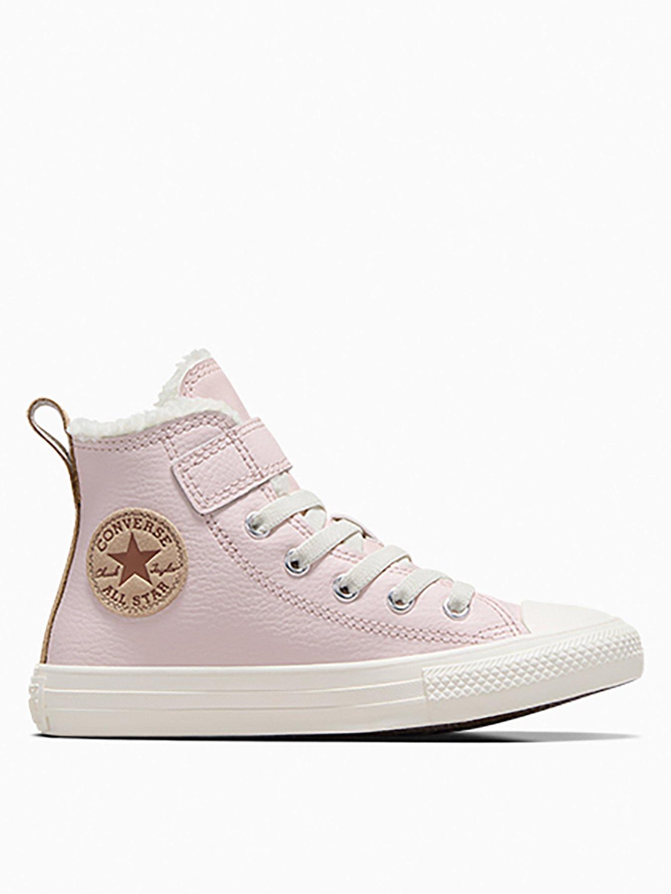 converse-kids-cozy-essentials-chuck-taylor-all-star-1v-trainers-pink