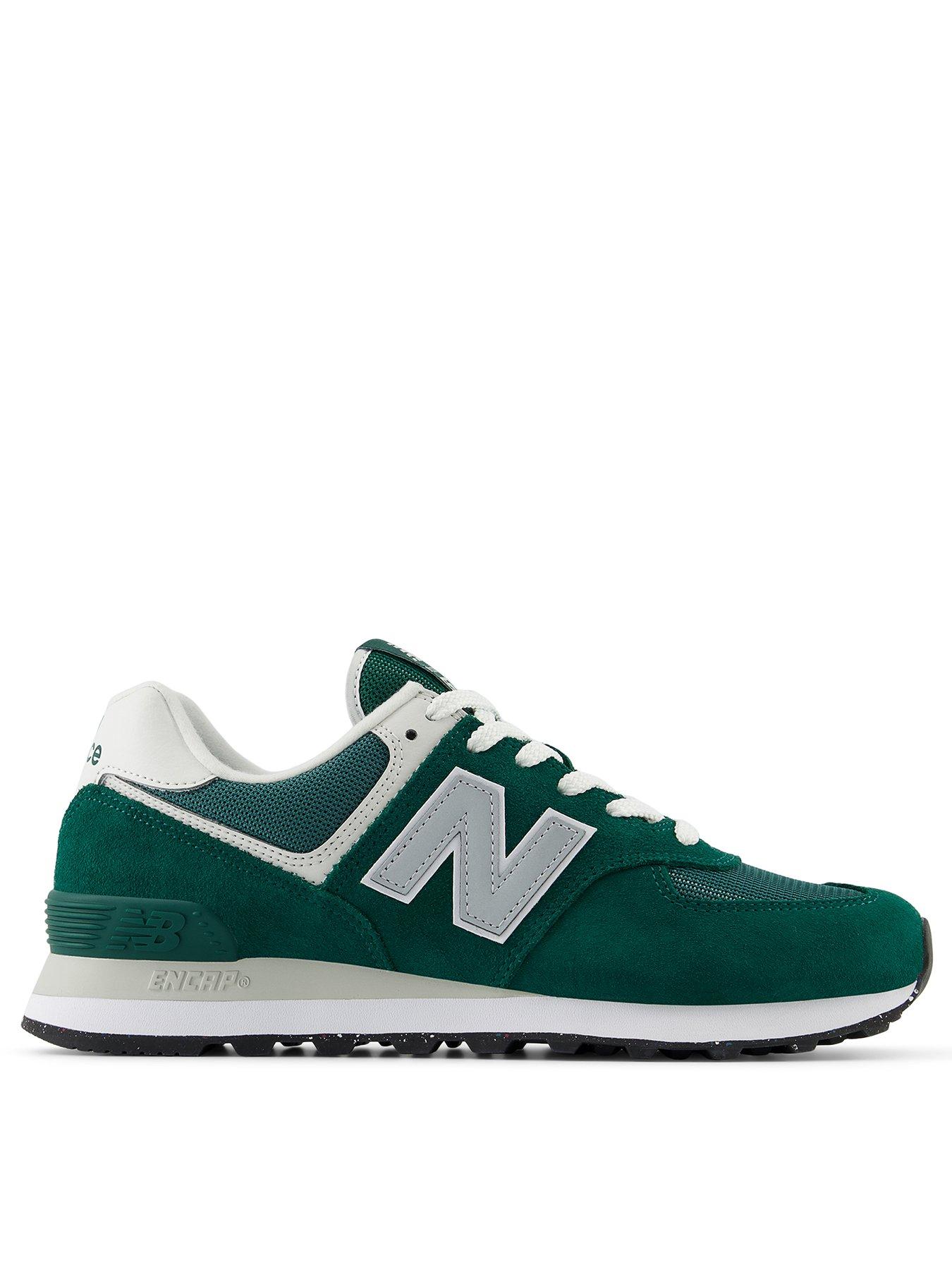 Mens green new balance trainers online