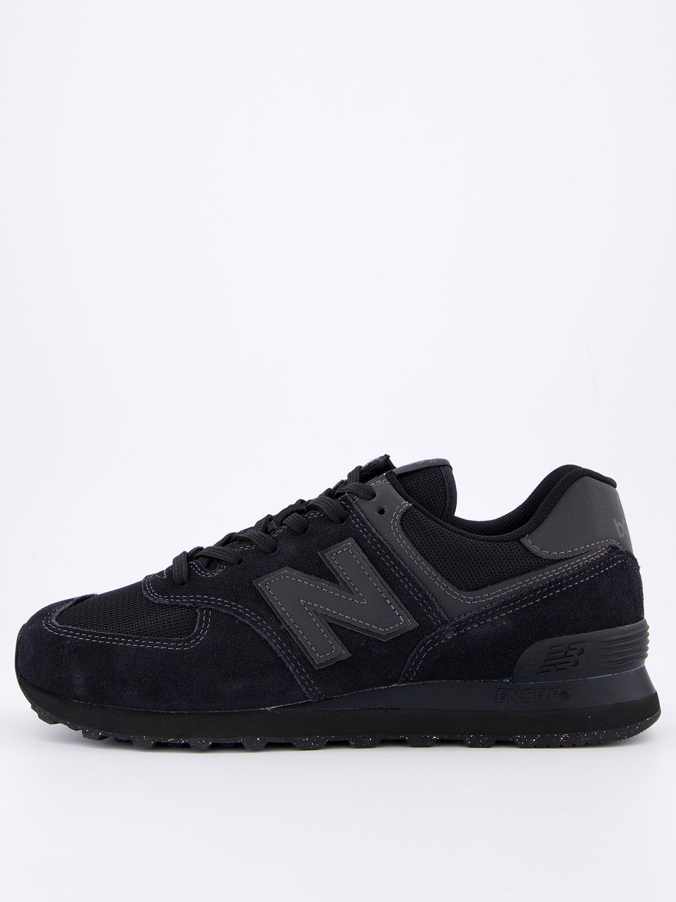 Image of New Balance Mens 574 Trainers - Black/black