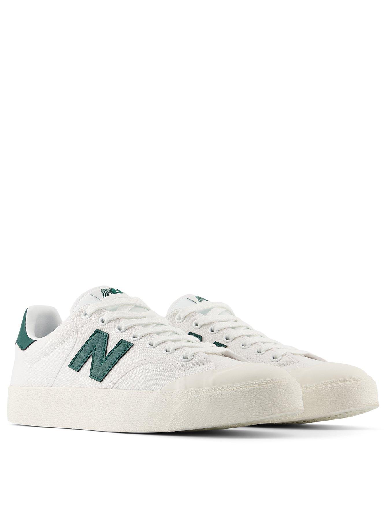 new-balance-mens-100-trainers-whitegreenstillFront