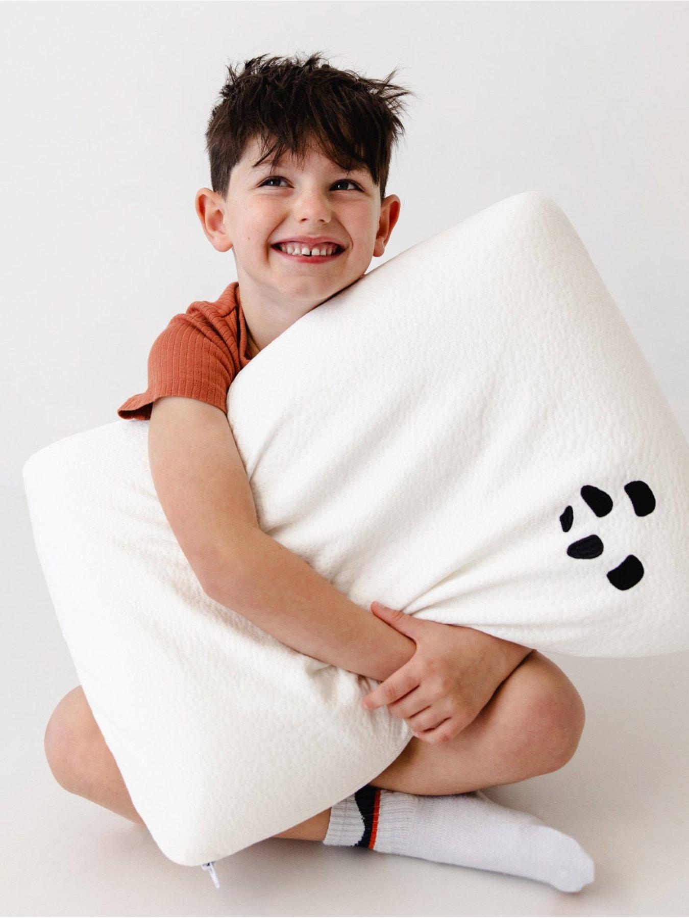 Image 4 of 6 of Panda London Luxury Toddler Bamboo &amp; Memory Foam Pillow - White