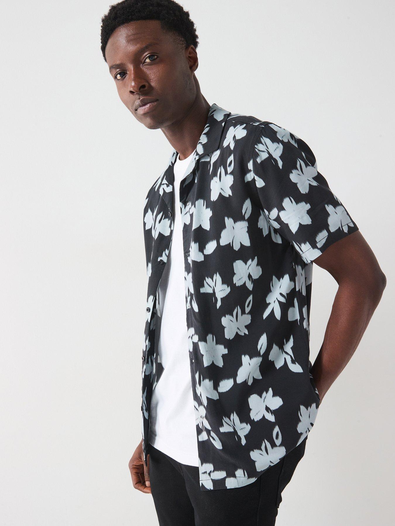 very-man-mono-floral-printed-revere-shirt