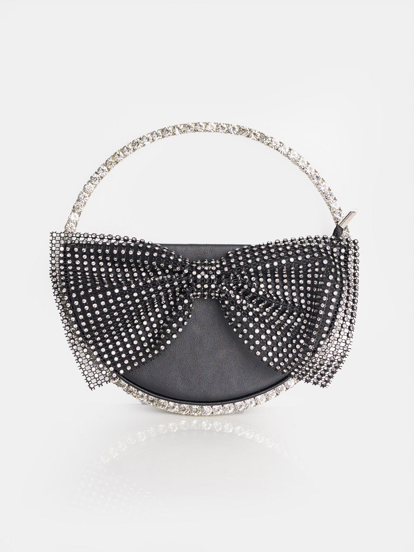 public-desire-alessia-bow-embellished-clutch-bag-black