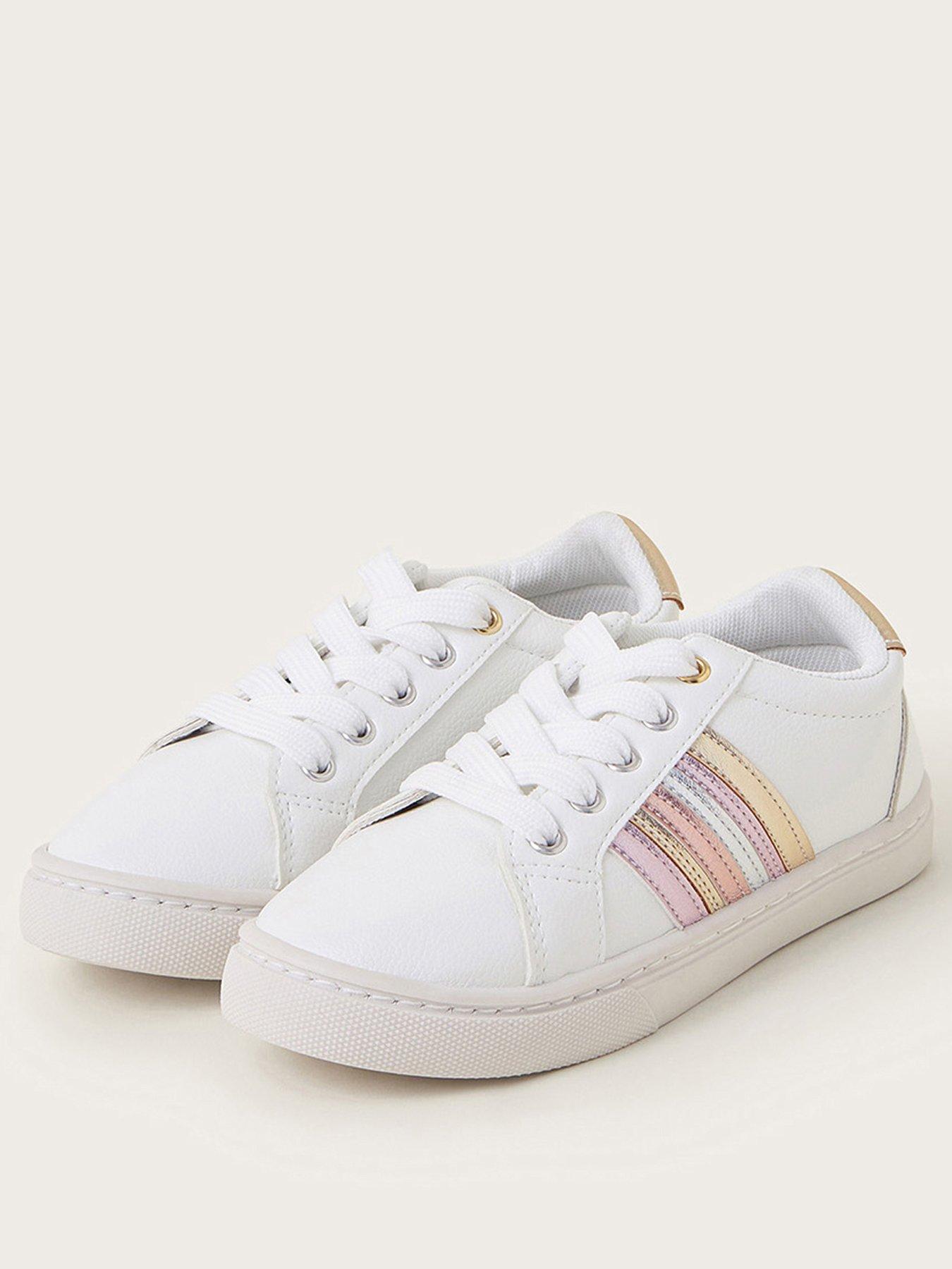 monsoon-girls-metallic-stripe-trainers-light-creamstillFront