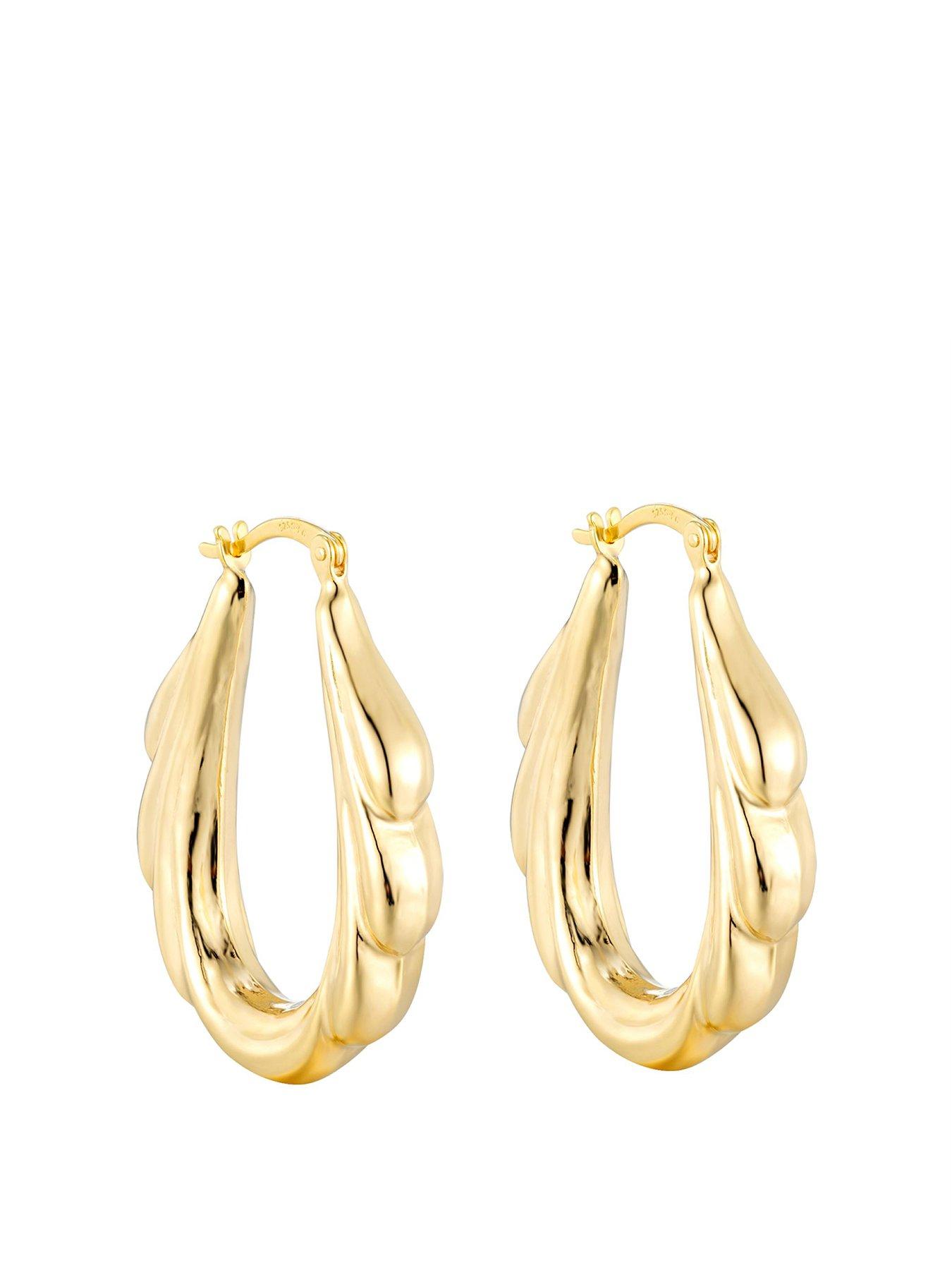 seol-gold-puffed-oval-drip-hoops