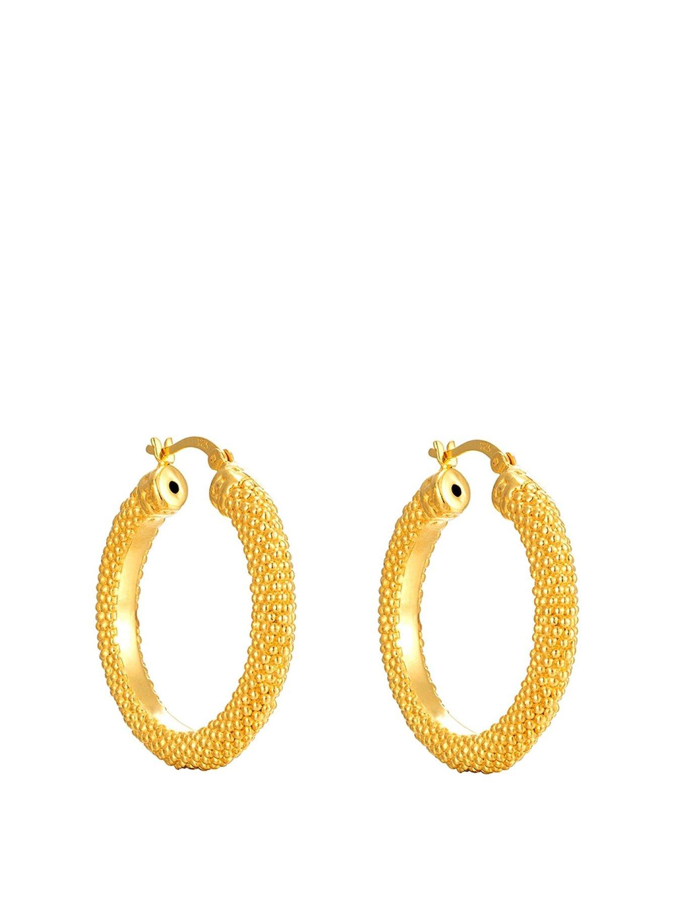 seol-gold-dotted-creole-hoops