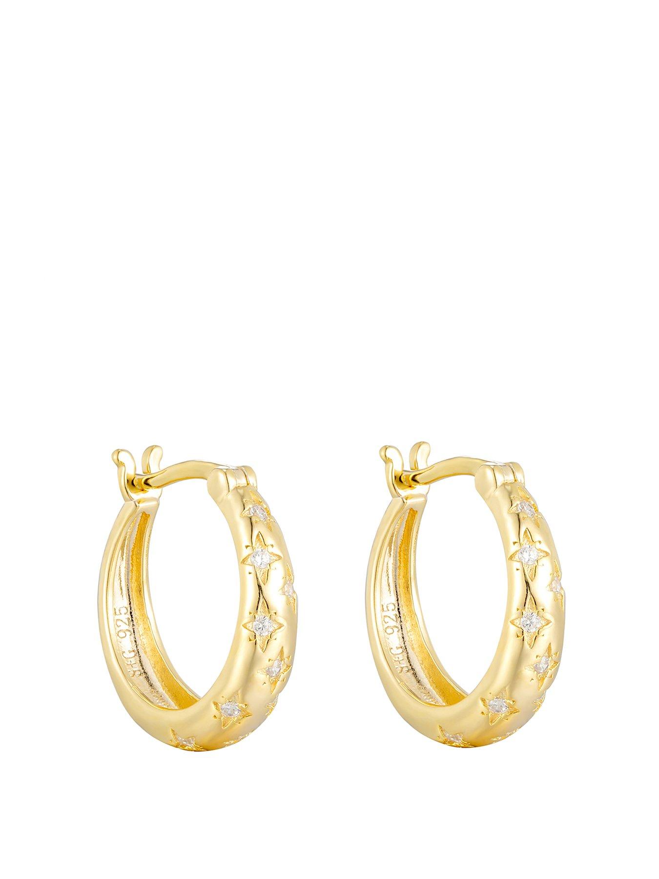 seol-gold-cz-star-set-midi-hoops