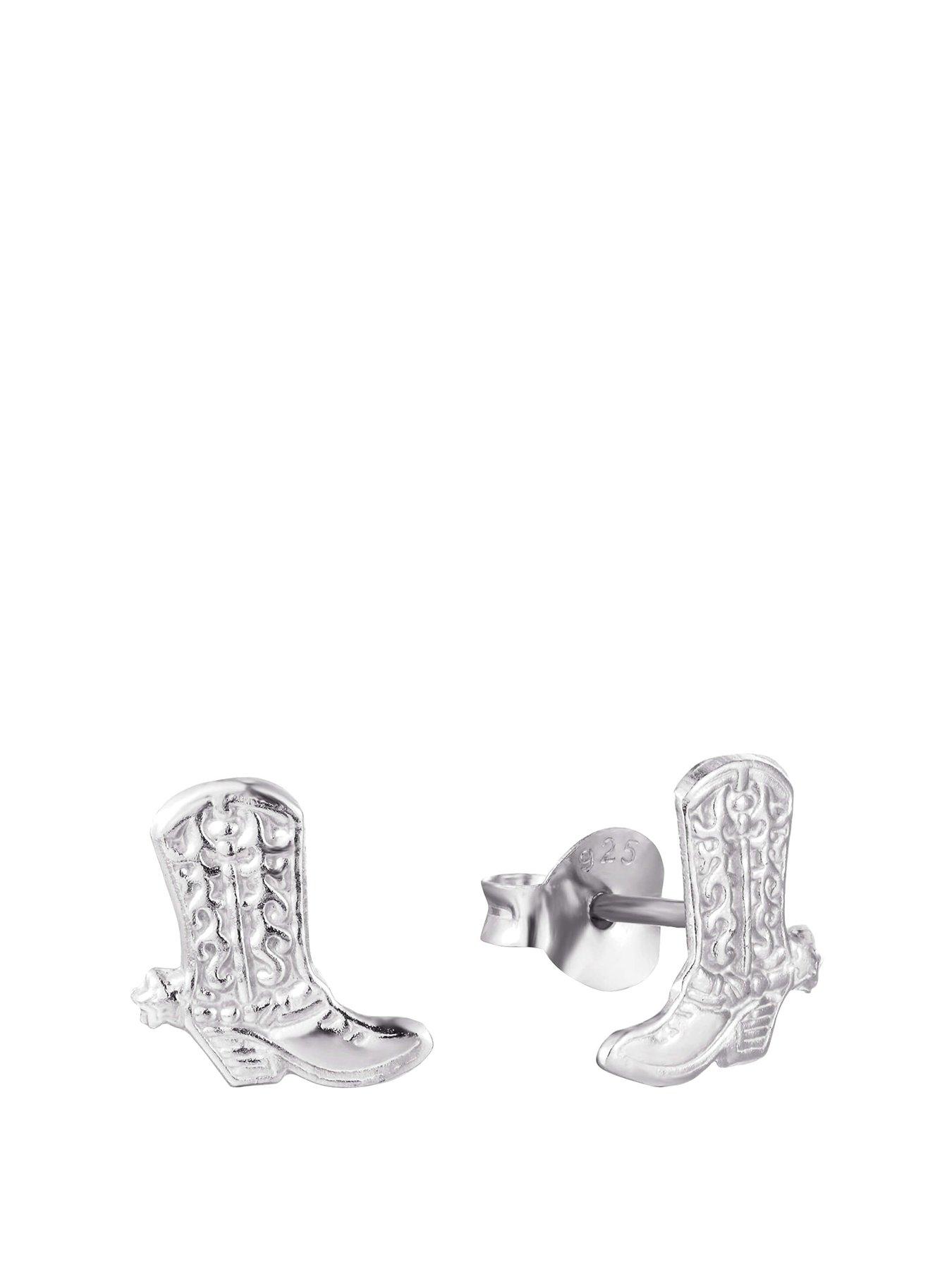 Image 1 of 4 of Seol + Gold Cowboy Boot Earrings