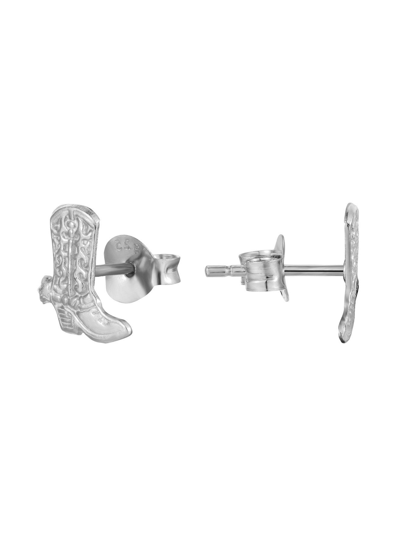 Image 3 of 4 of Seol + Gold Cowboy Boot Earrings