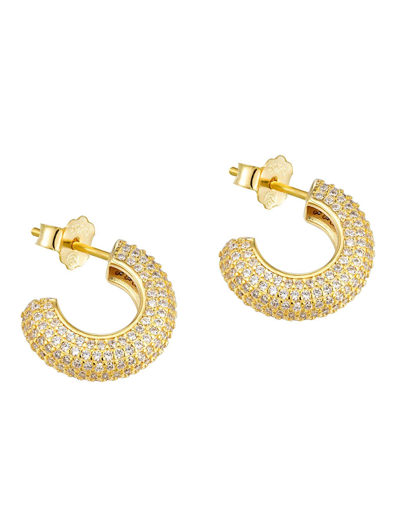 seol-gold-cz-pave-chunky-half-hoopsback