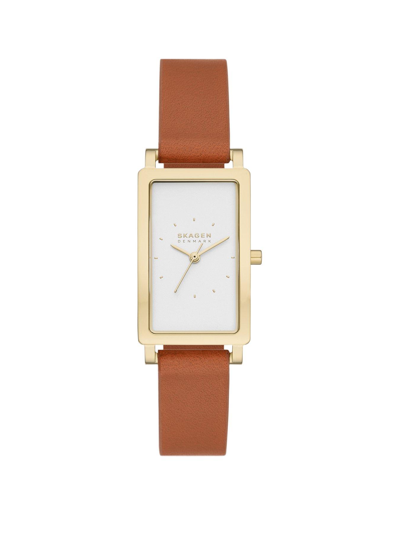 undefined Skagen Women's Hagen Three-Hand, Gold Stainless Steel Watch