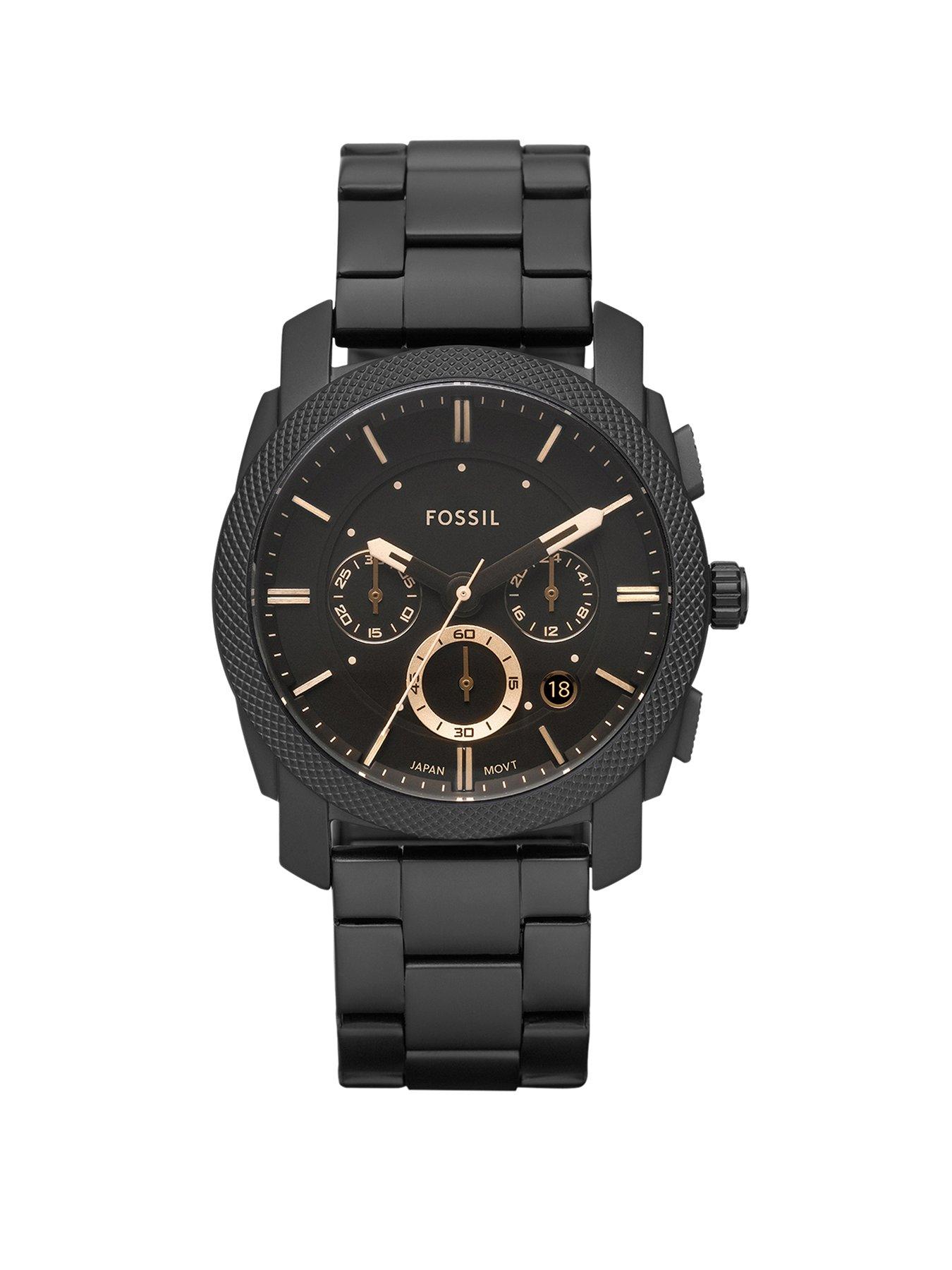 Men's fossil watch stainless steel hotsell