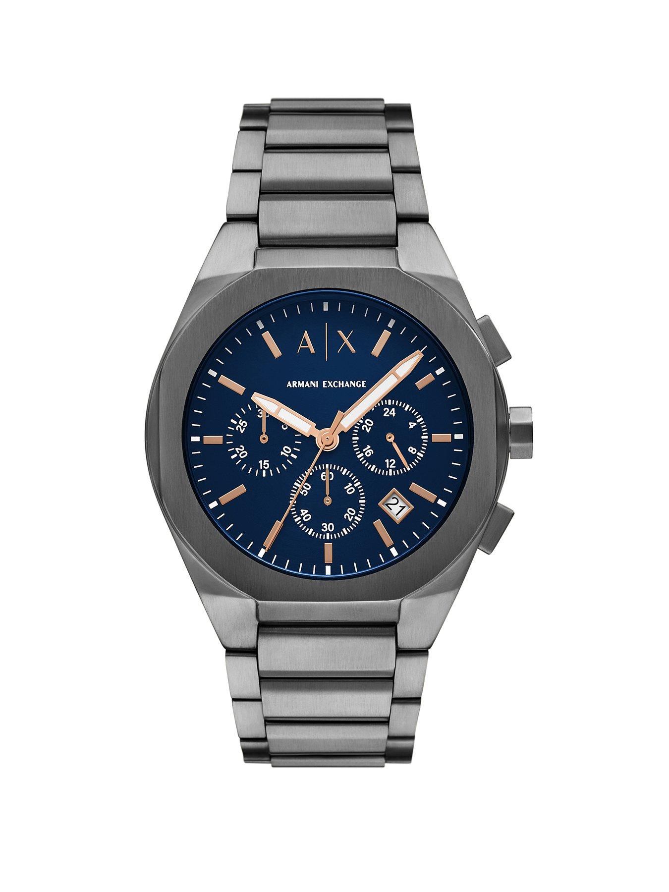 Armani Exchange Armani Exchange Chronograph Gunmetal Stainless Steel Watch
